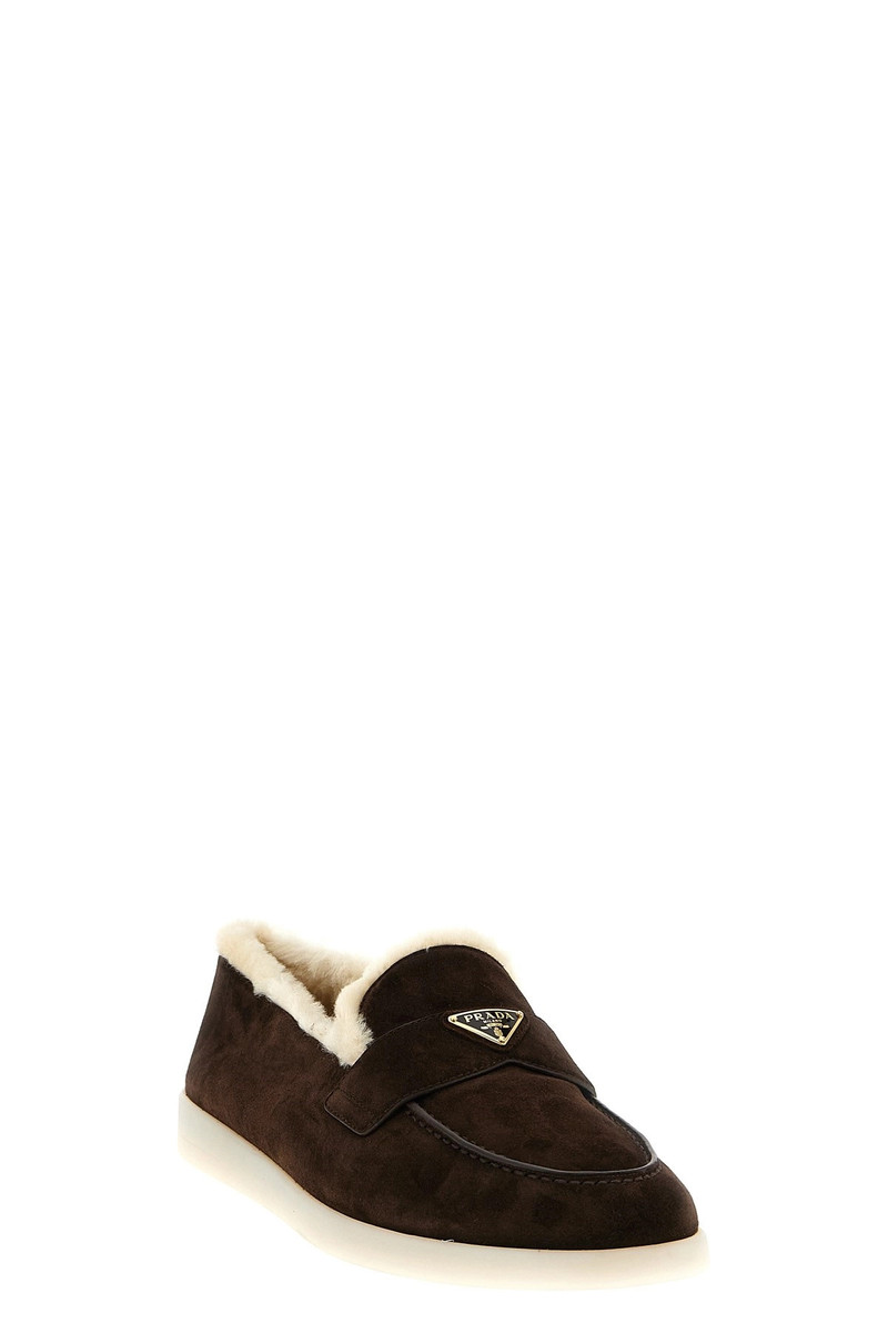 Prada Suede loafers outlook