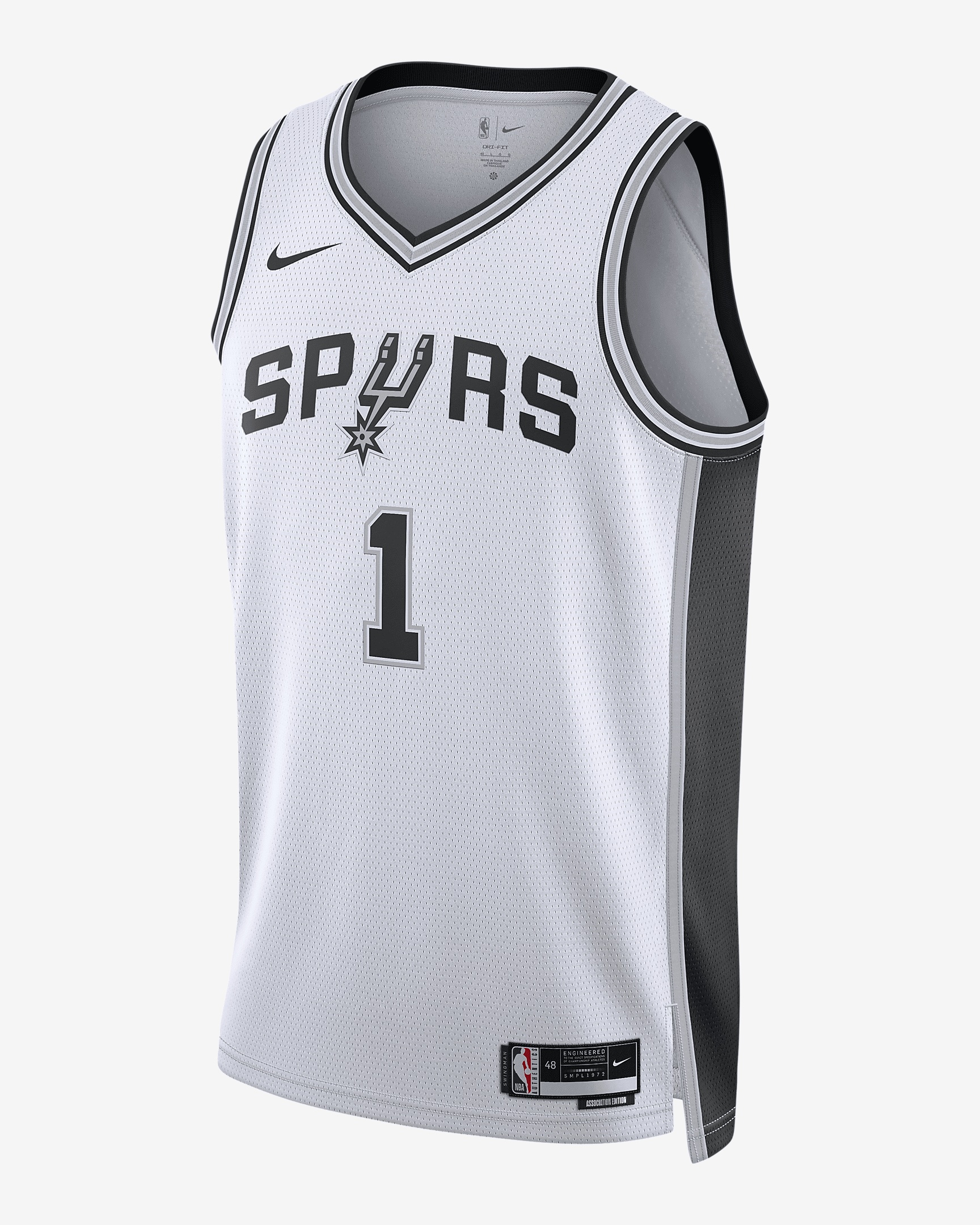 San Antonio Spurs Association Edition 2022/23 Nike Men's Dri-FIT NBA Swingman Jersey - 1