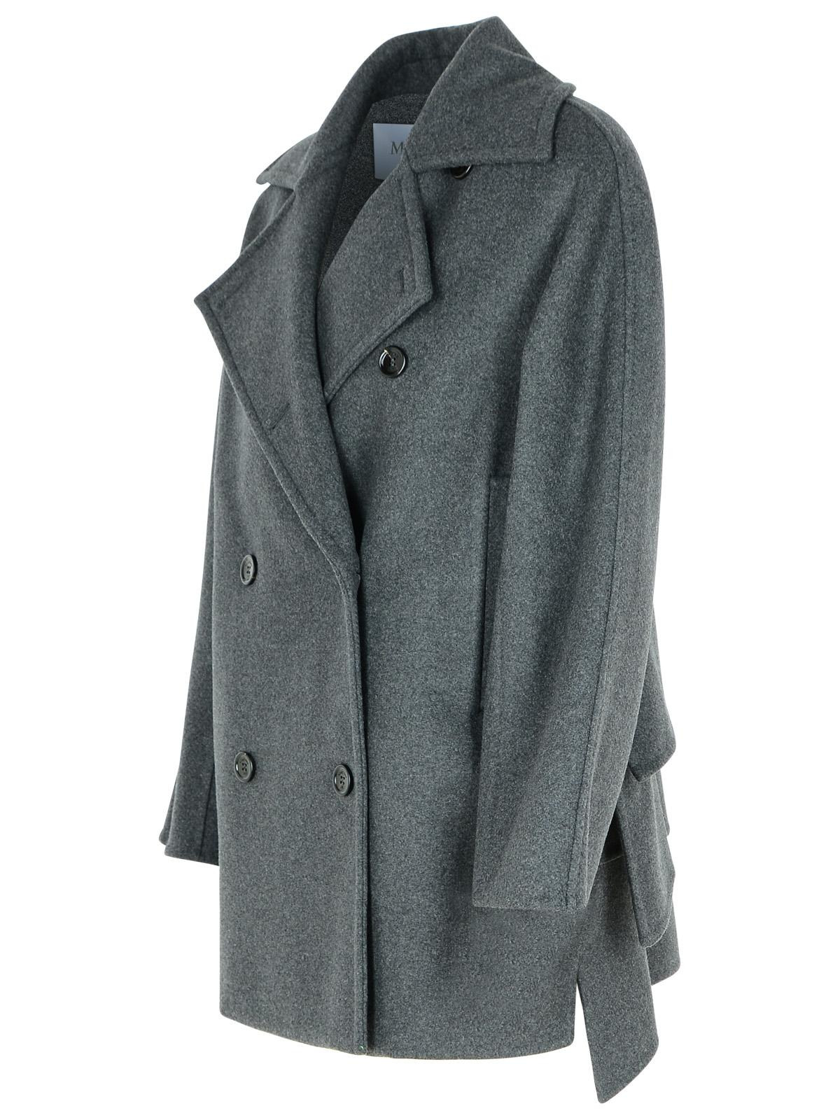 Max Mara 'Asturie1234' Grey Cashmere Blend Coat Women - 2