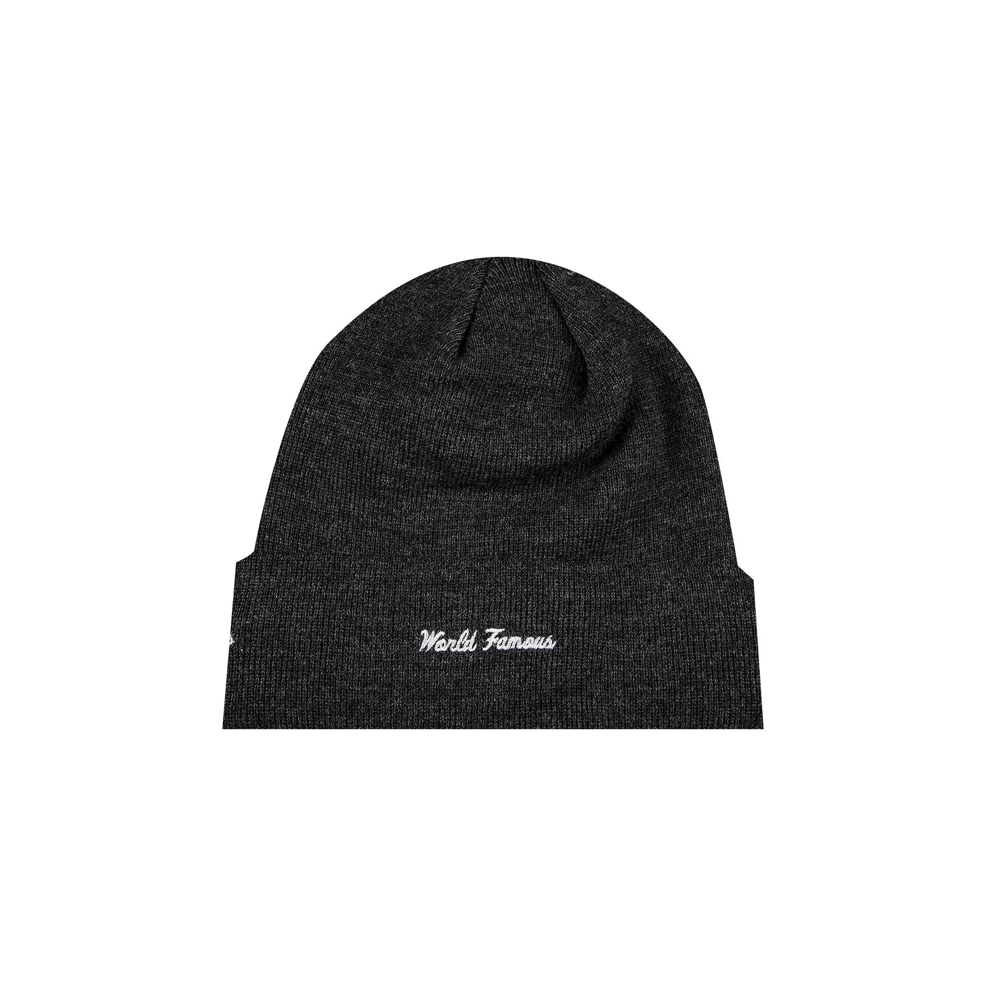 Supreme x New Era Box Logo Beanie 'Charcoal' - 2