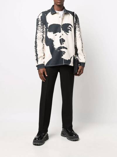 424 graphic-print jacket outlook