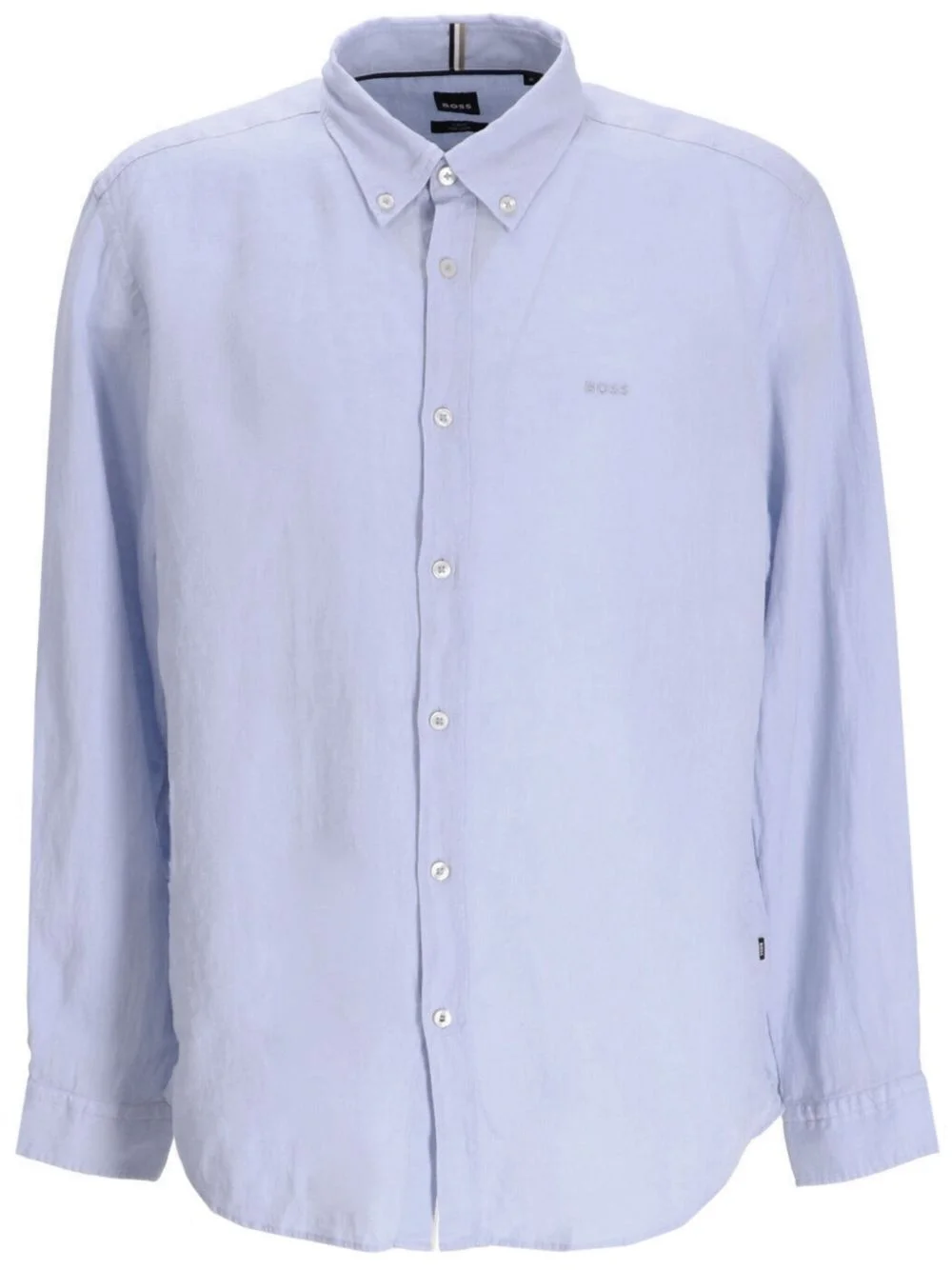 logo-embroidered shirt - 1