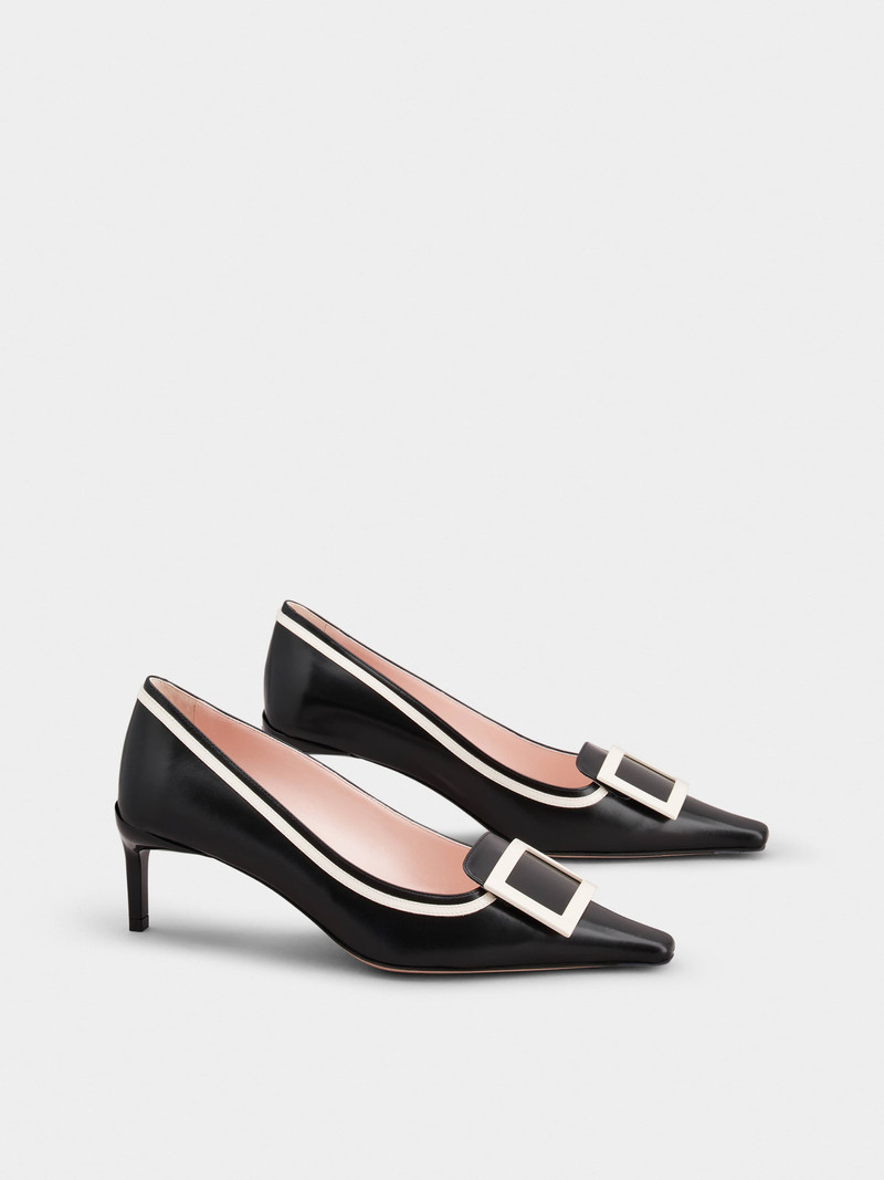 Roger Vivier Viv' Canard Pumps in leather outlook