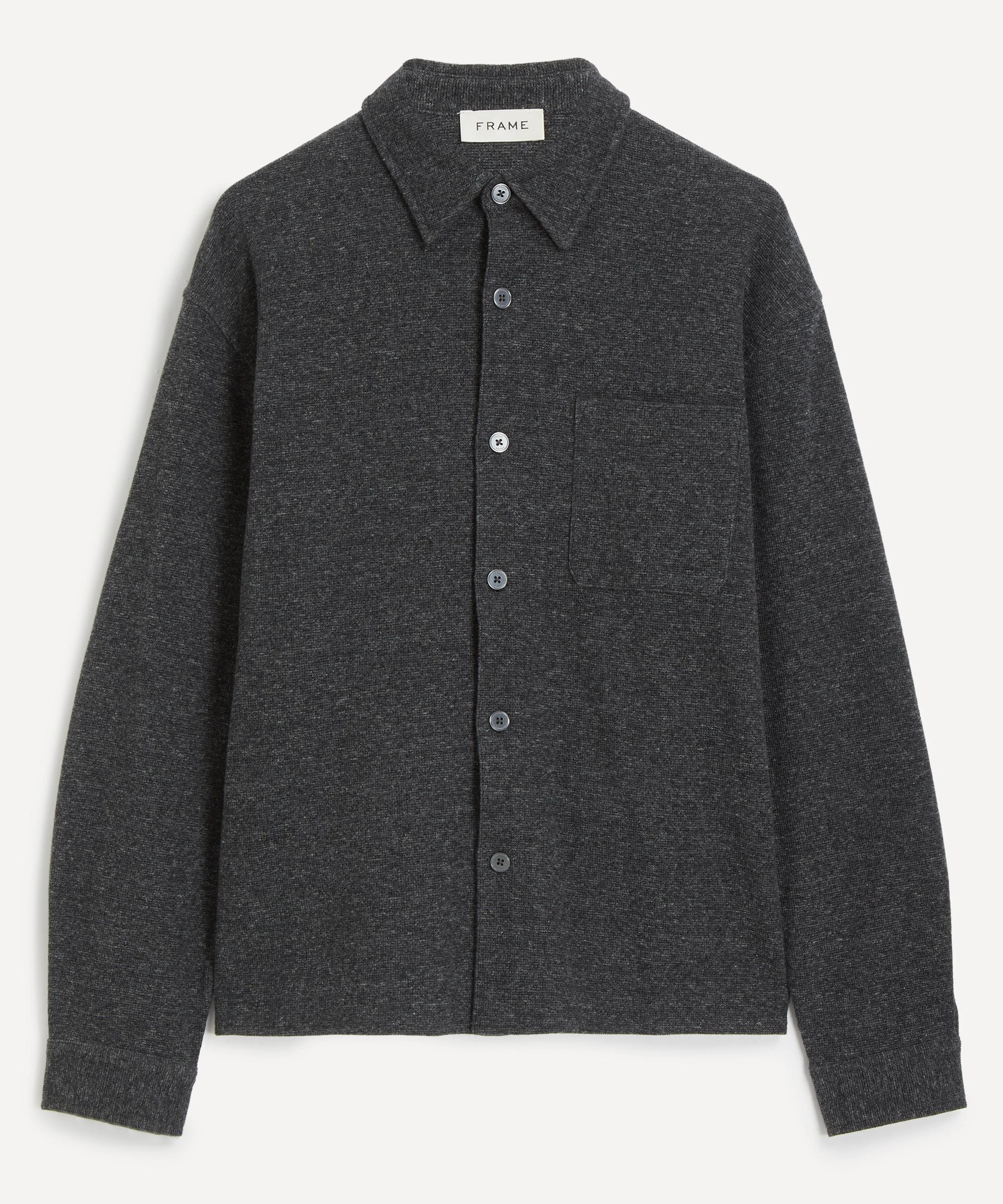 Waffle Textured Button Down Shirt - 1