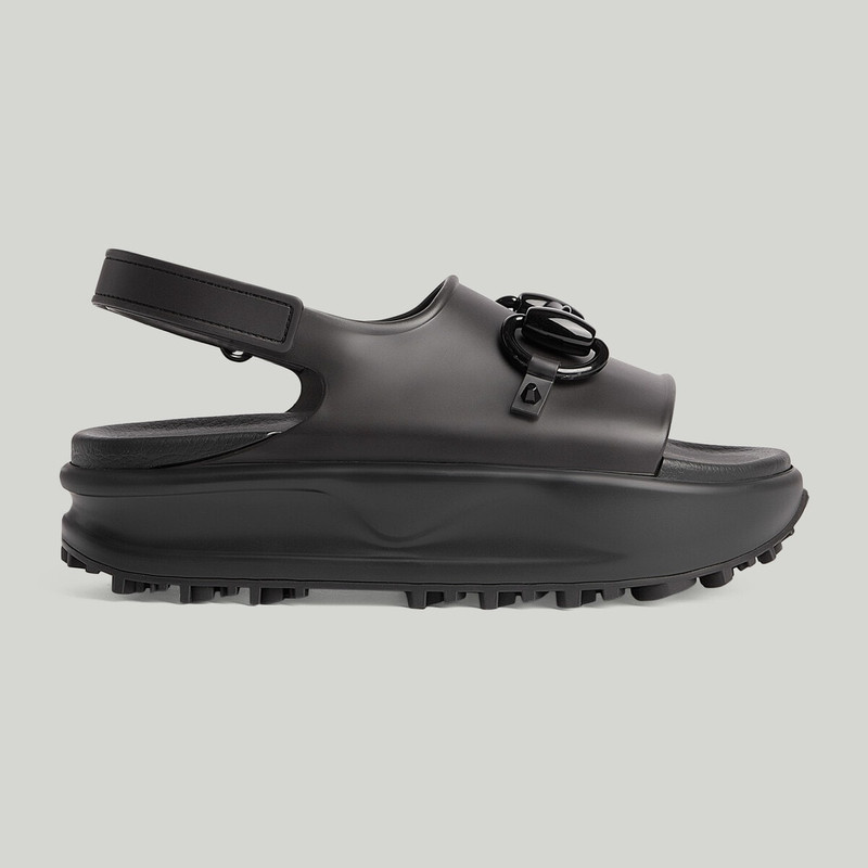 Horsebit platform sandals - 1