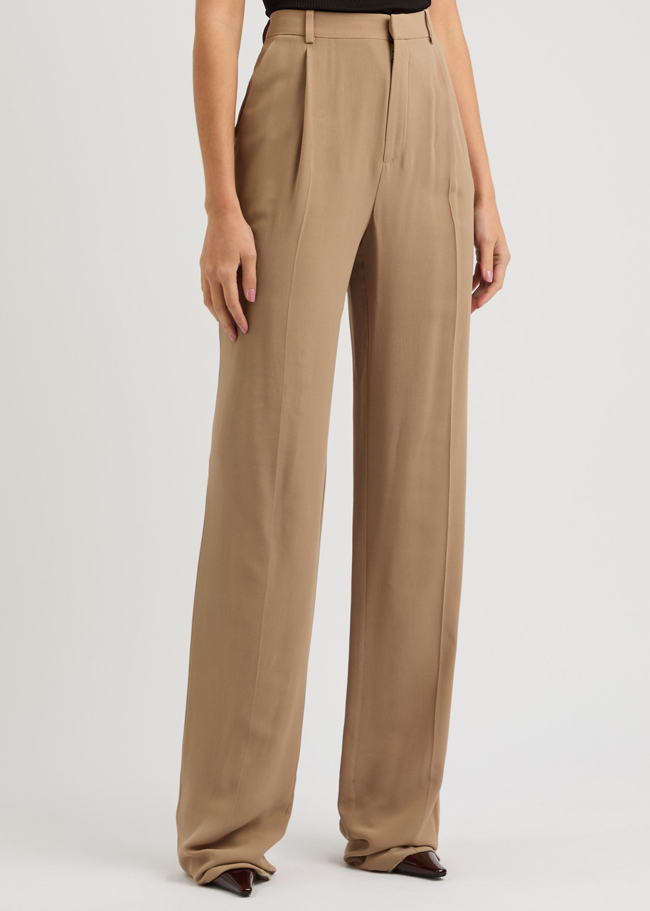 Yves Saint Laurent Straight-leg Silk Trousers - 2