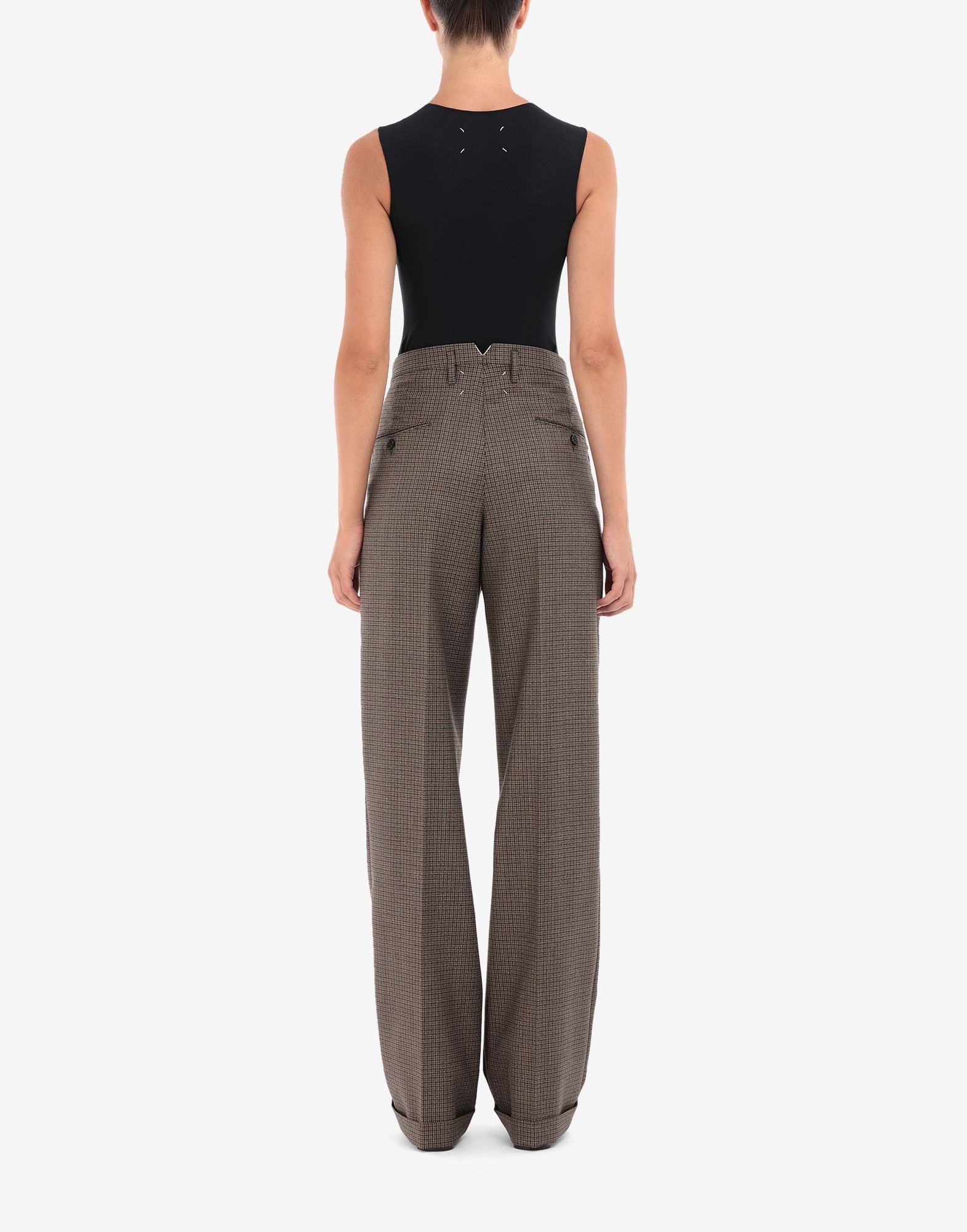 Pleated wool trousers - 4