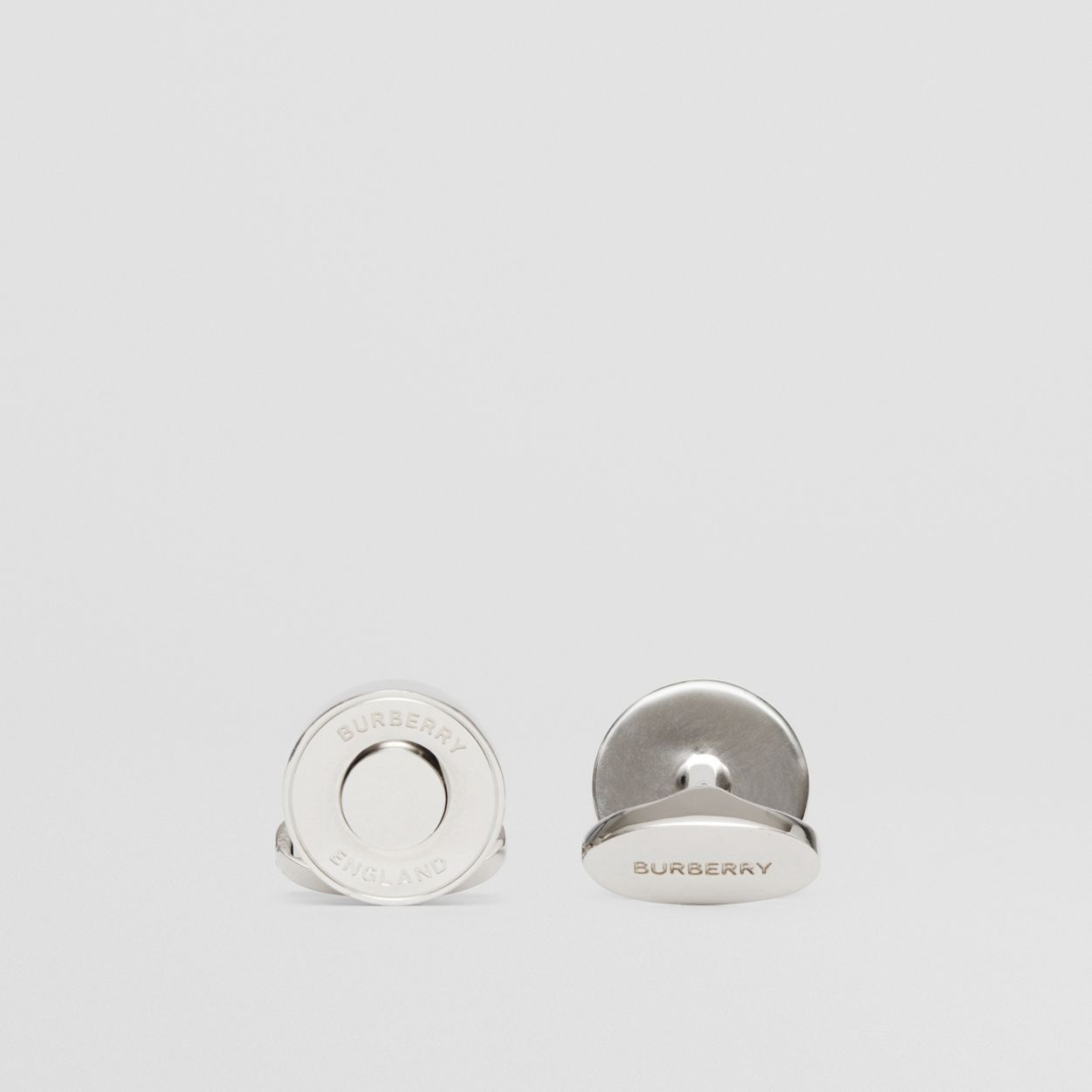 Logo Graphic Palladium-plated Cufflinks - 2