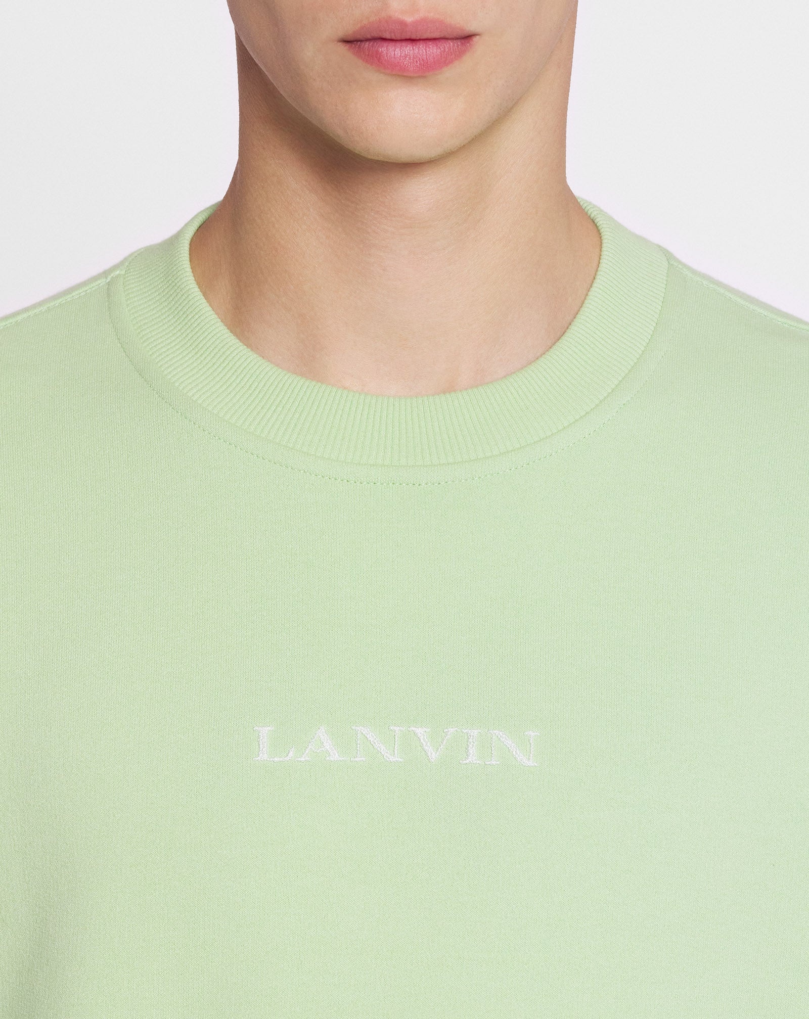 LANVIN EMBROIDERED OVERSIZED SWEATSHIRT - 5