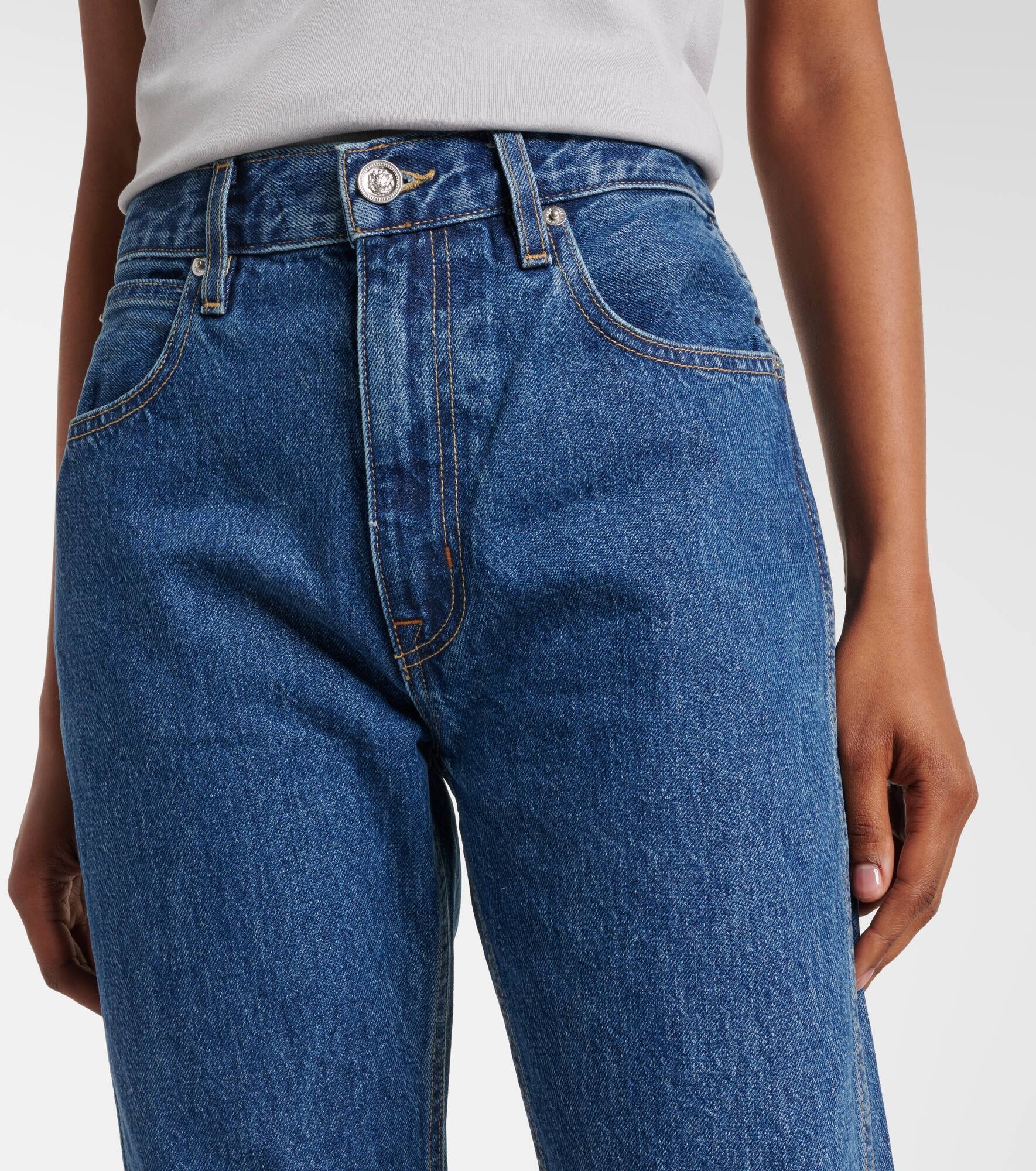 Virginia Slim high-rise straight jeans - 4