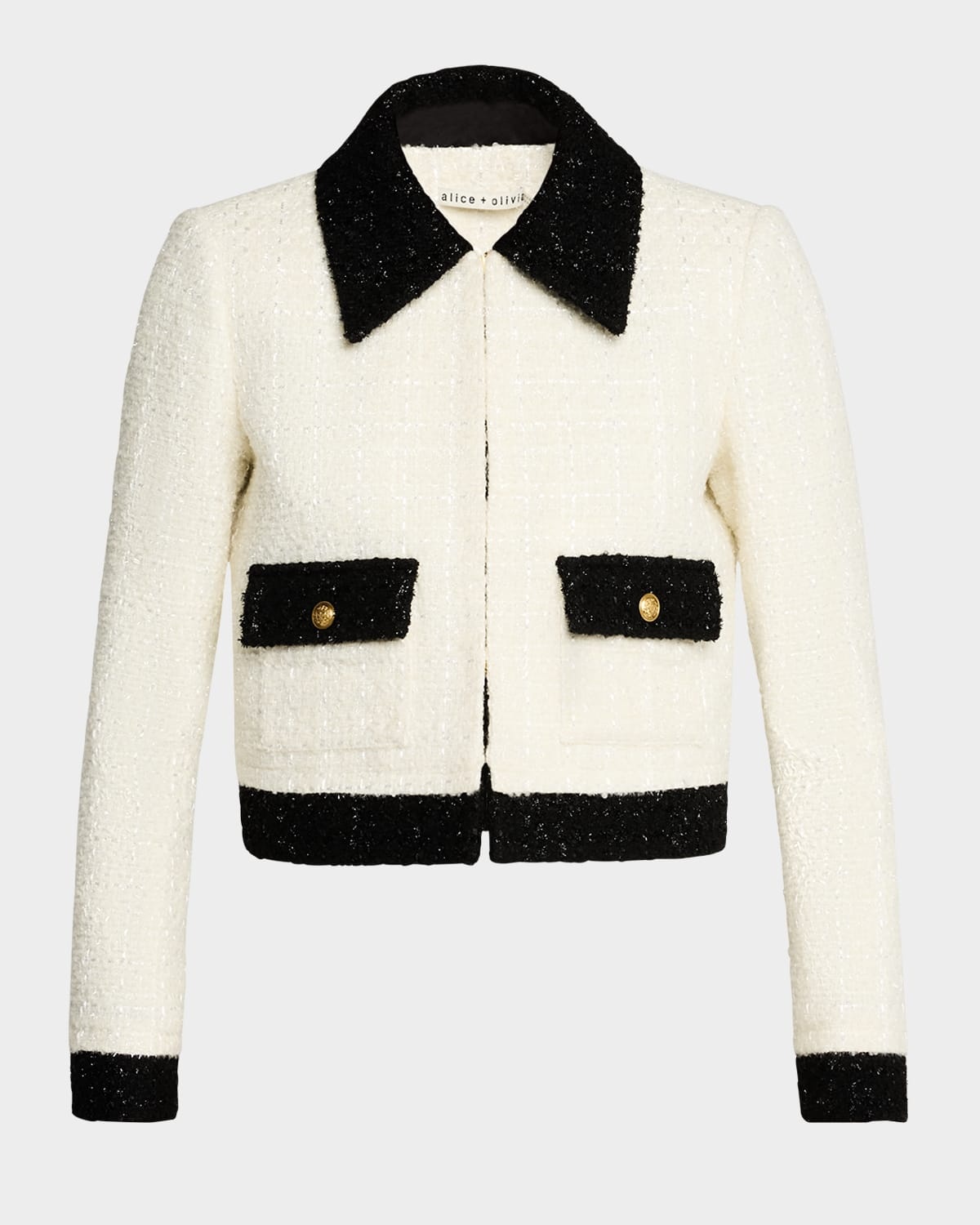 Topher Tweed Boxy Jacket - 1