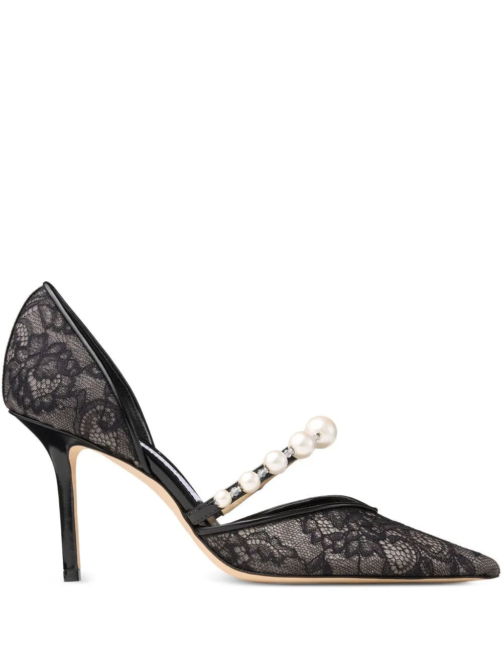 Jimmy Choo Women Aurelie Leather Pumps - 1