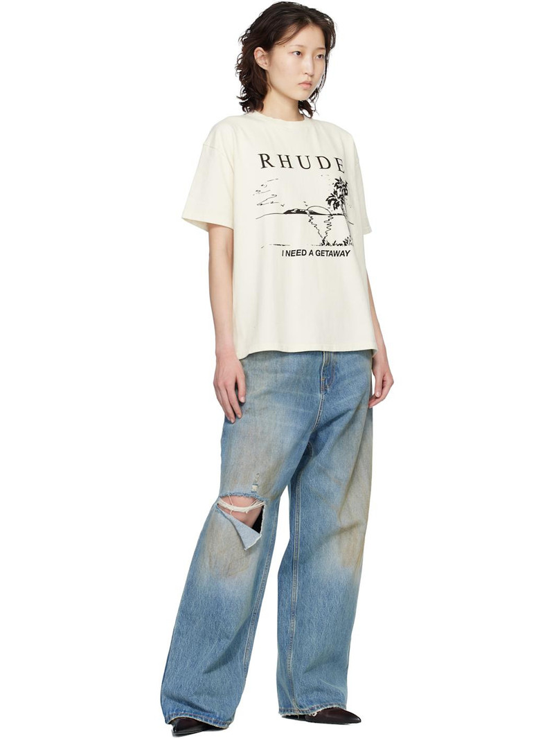 Rhude Off-White 'I Need A Getaway' T-shirt outlook