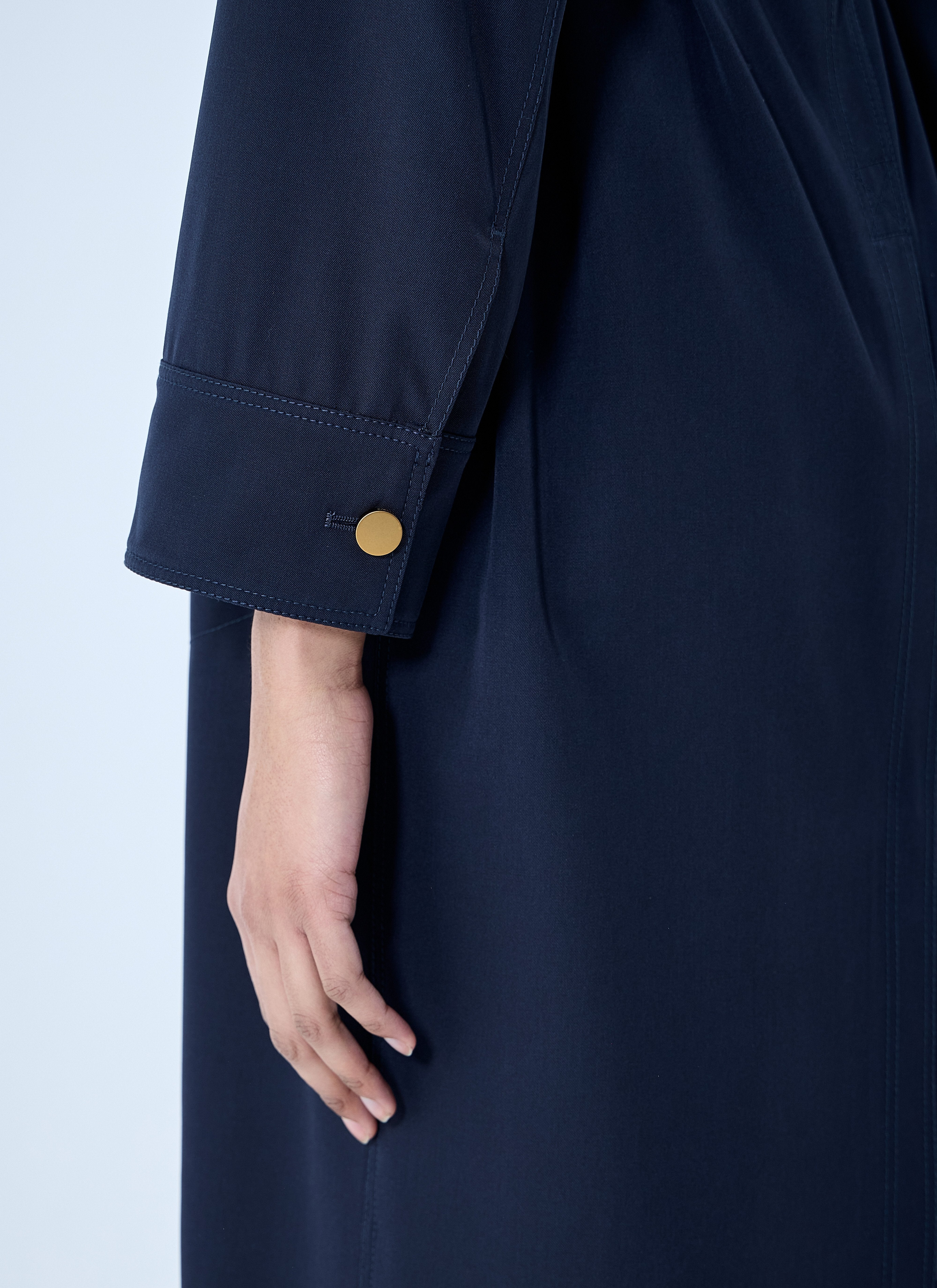 Max Mara Women Gabardine Wool Coat - 6