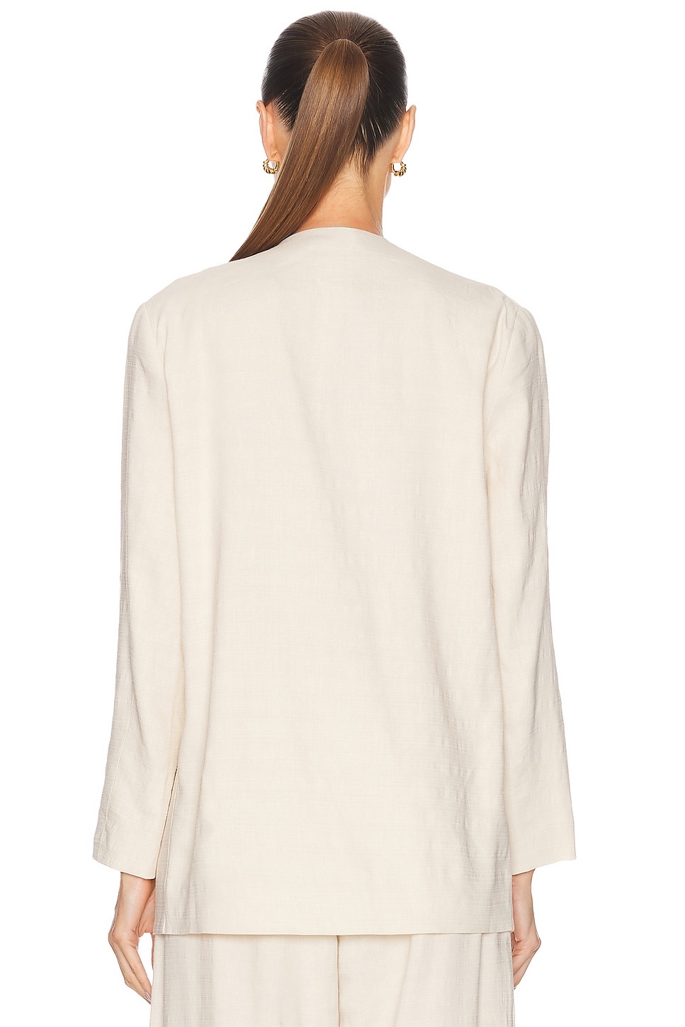 Belle Collarless Blazer - 3