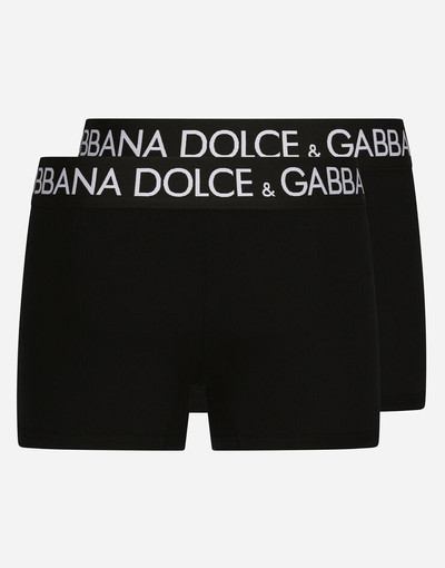 Dolce & Gabbana Two-pack cotton jersey boxers outlook
