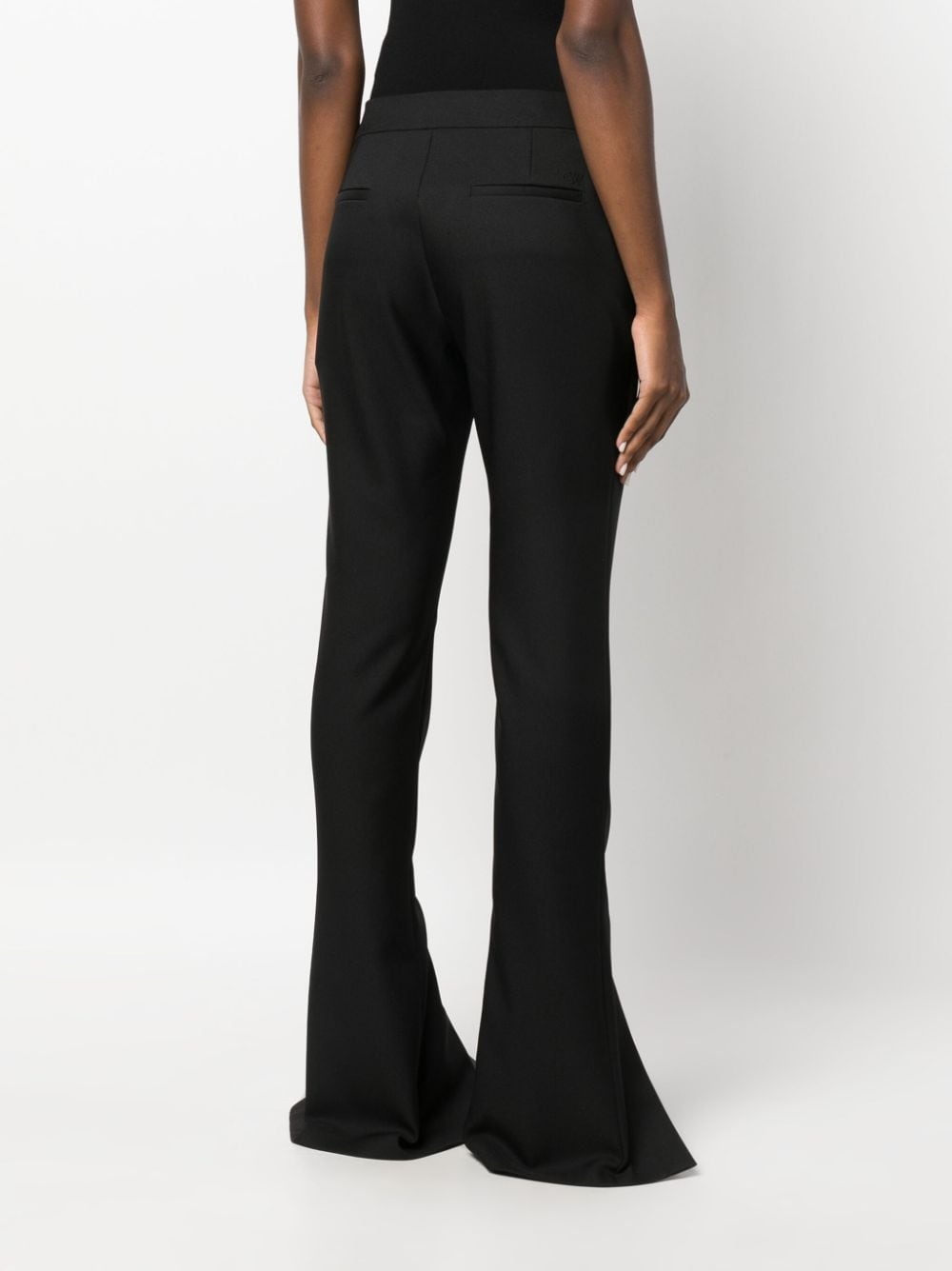 Tech Drill flared trousers - 4