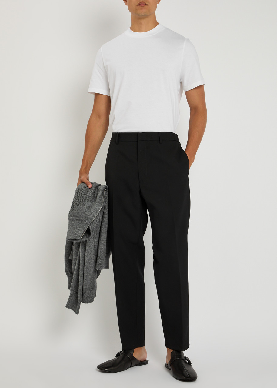 Jil Sander Sharp Garbardine Wool Trousers - 4