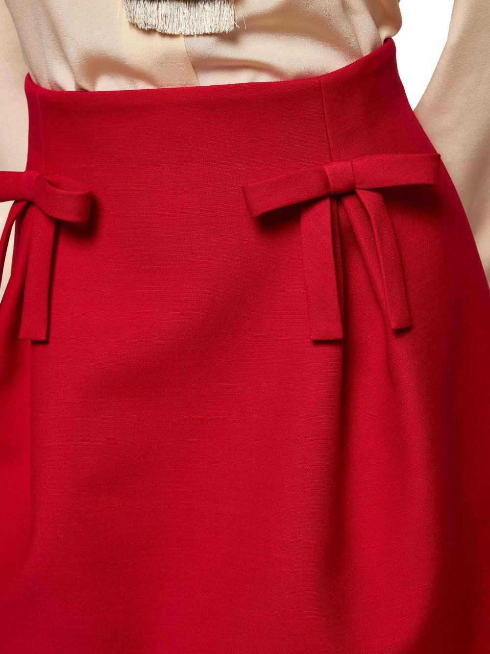 bow detailing a-line skirt - 4