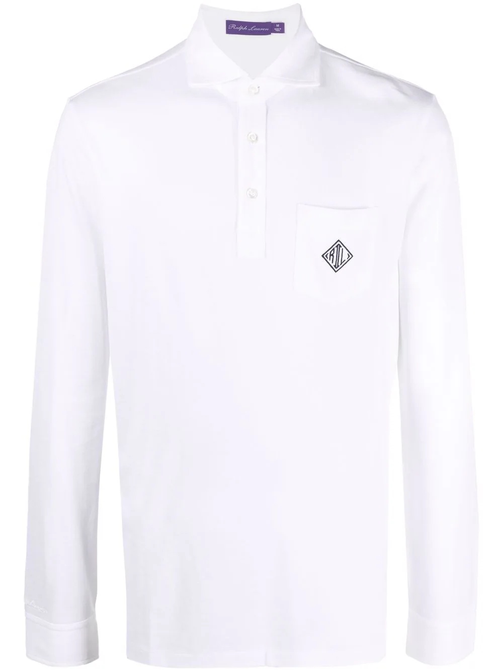 long sleeve polo shirt - 1