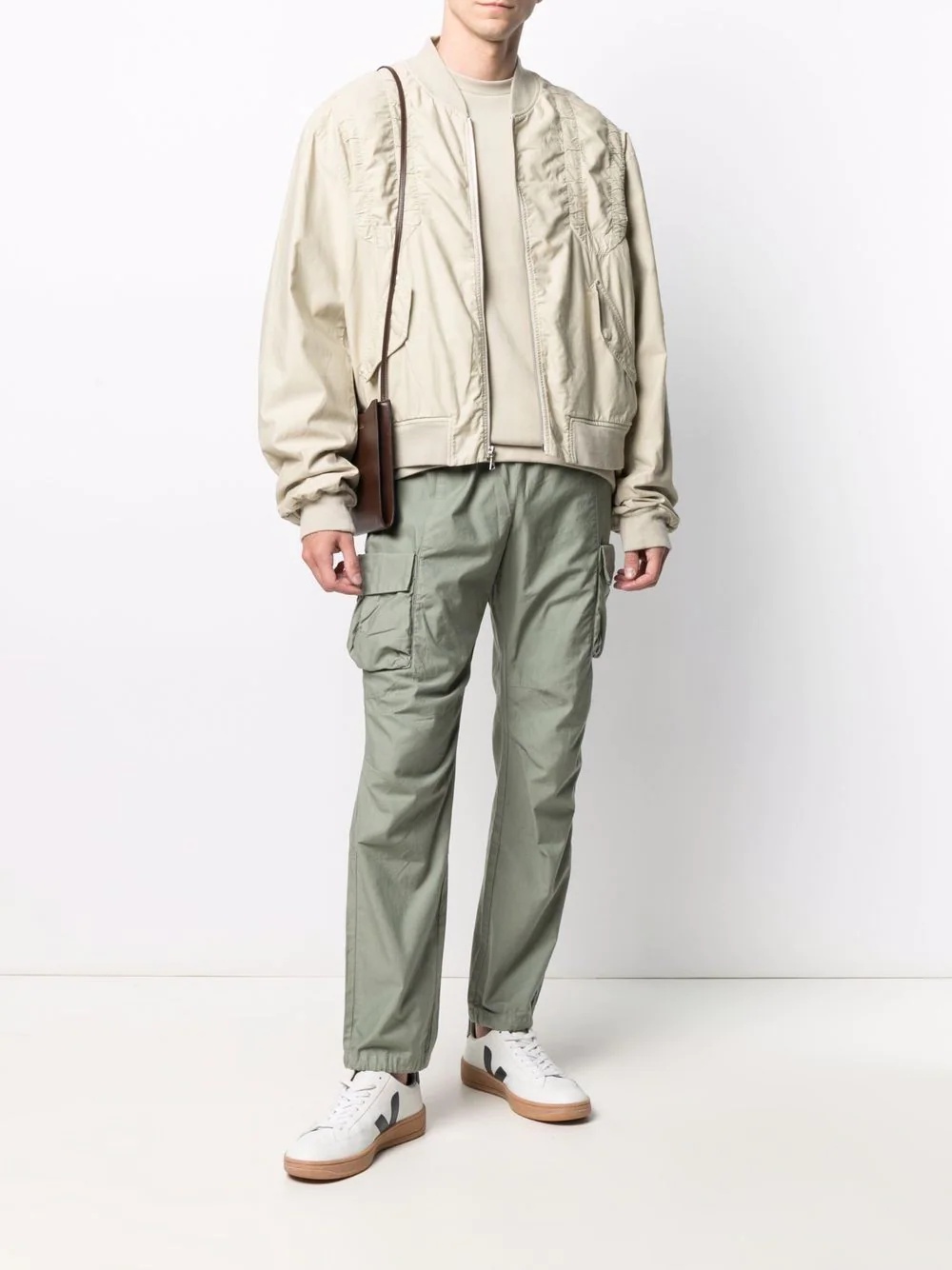 panelled bomber jacket - 2