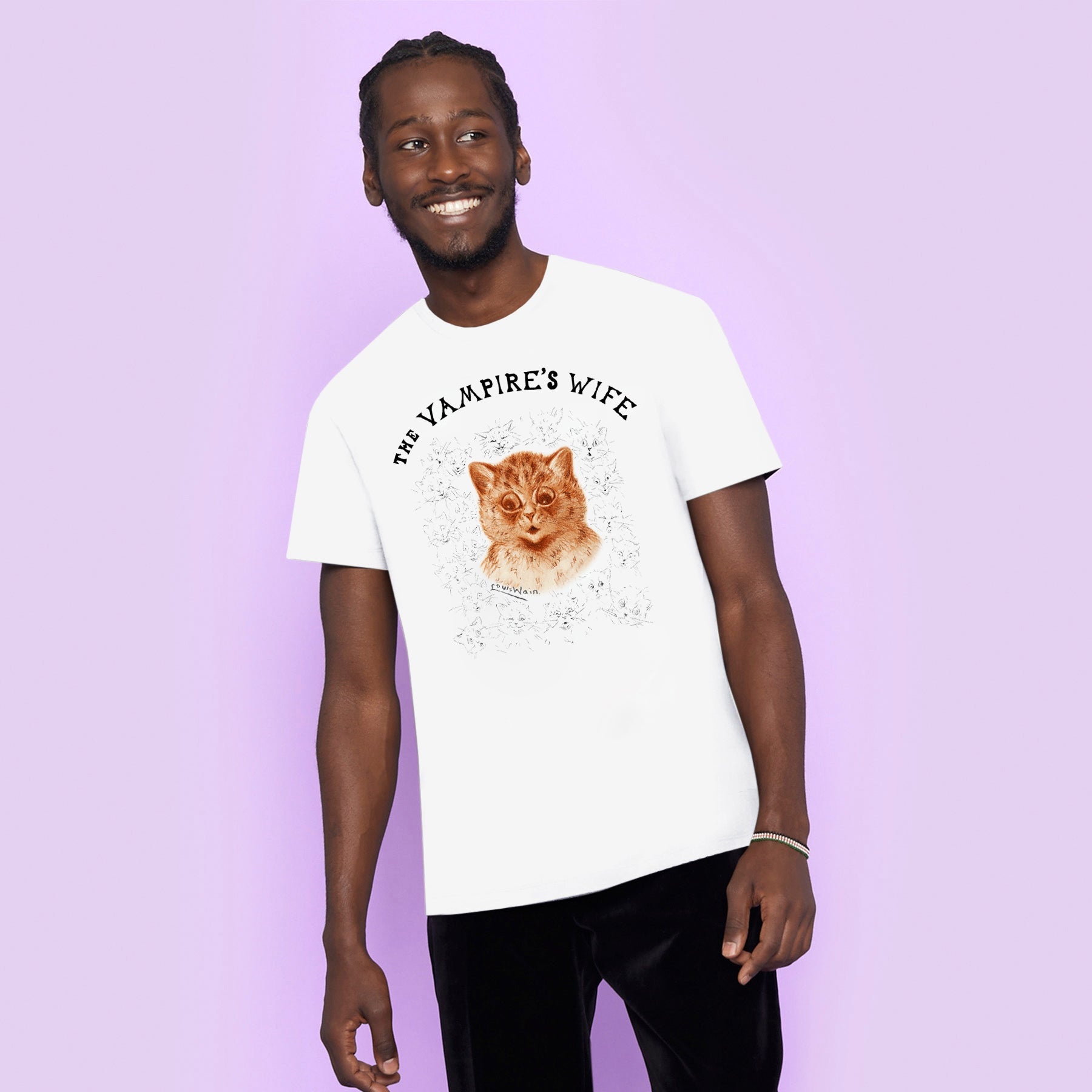 THE LOUIS WAIN CAT T SHIRT - 4