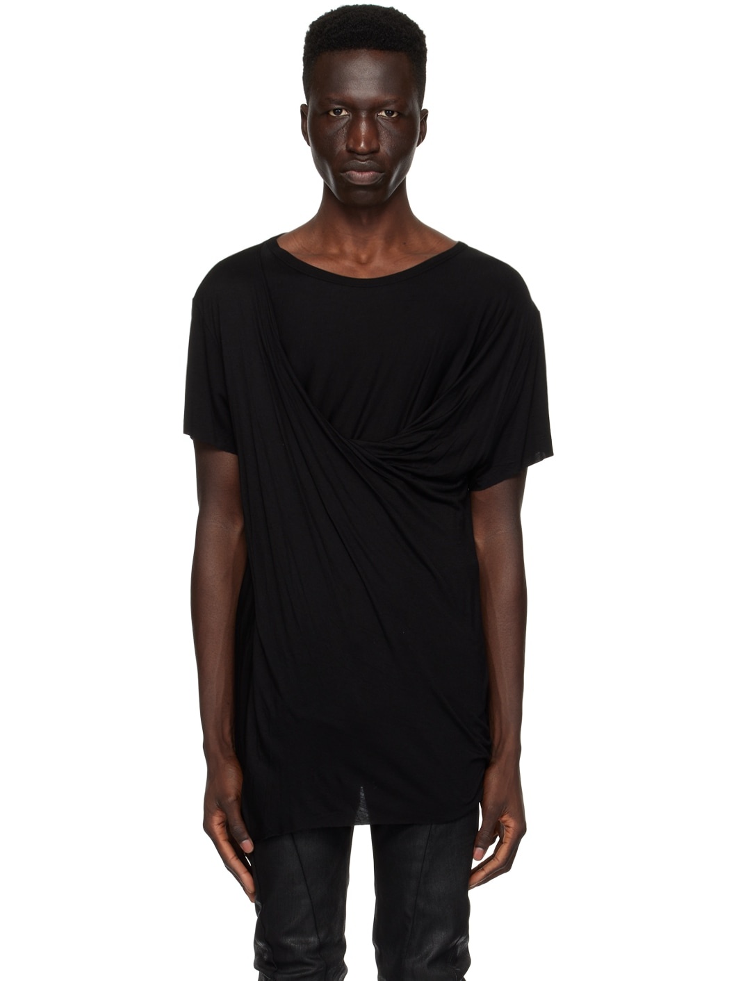 Black Drape T-Shirt - 1