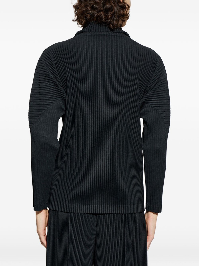 high-neck pleated shirt 3