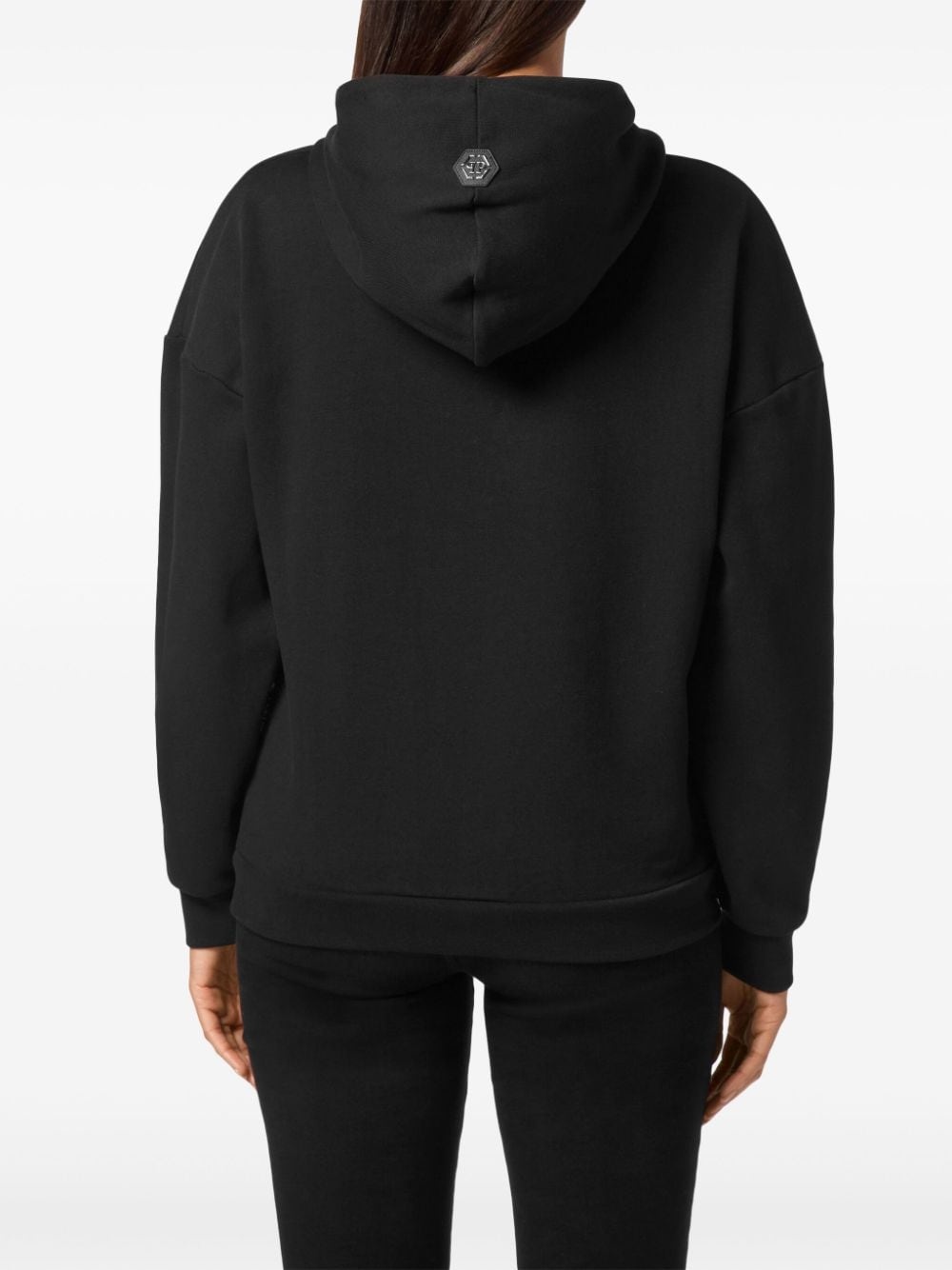 skull-print hoodie - 4