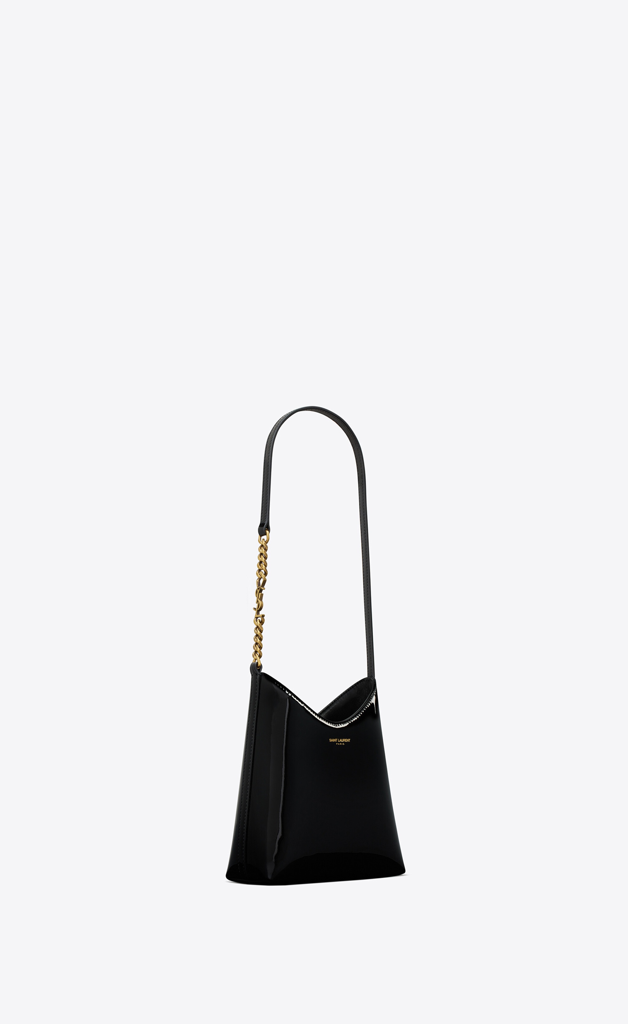 トートバッグ SAINT LAURENT RENDEZ-VOUS PATENT HOBO BAG Saint Laurent Patent Rendez-Vous Hobo Bag | Vivrelle