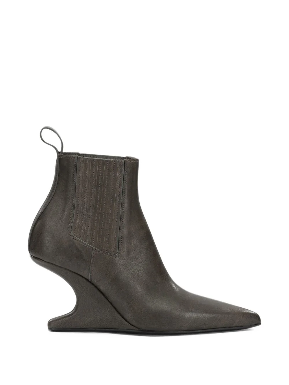 sculptural-wedge ankle boots - 1