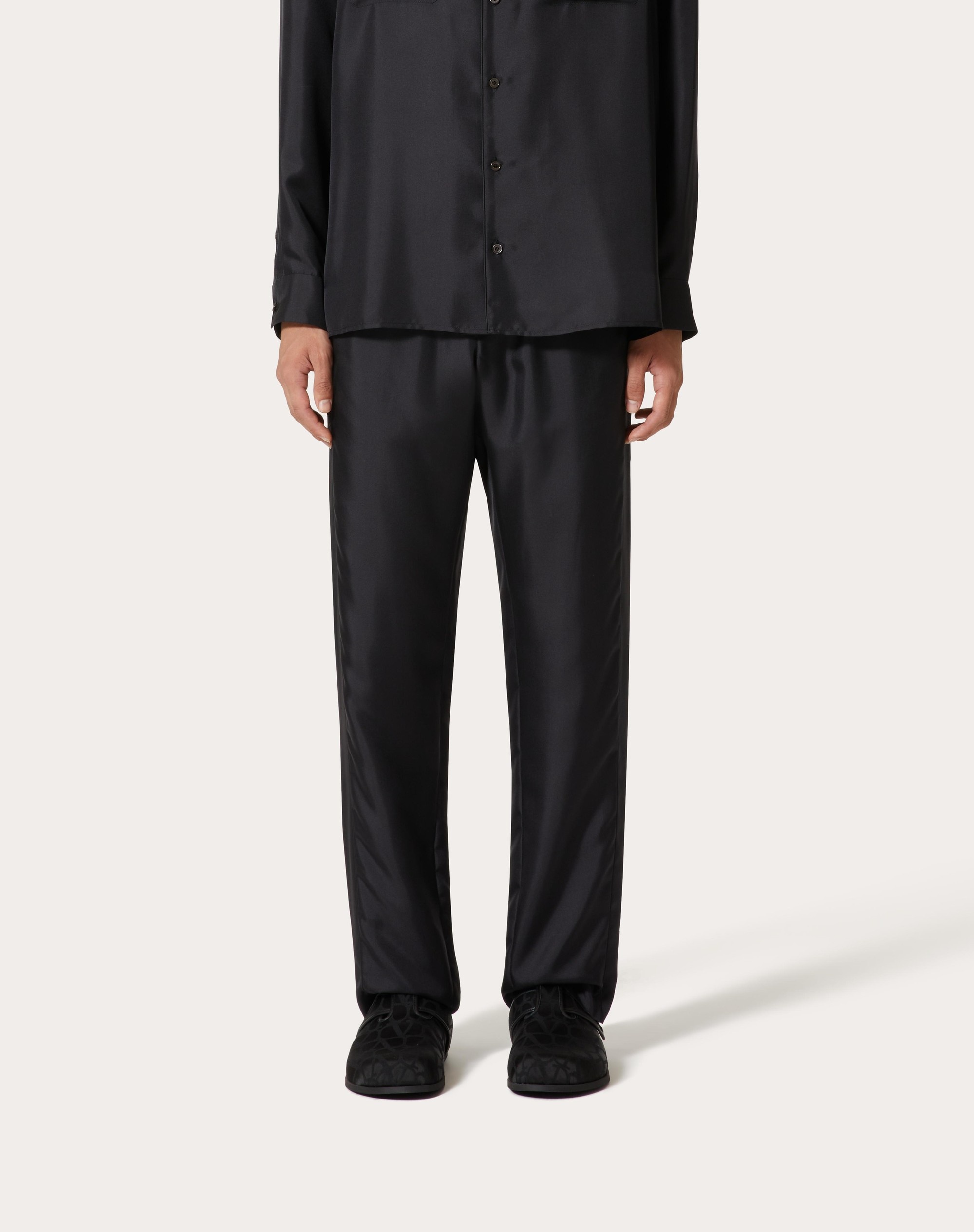 SILK PAJAMA PANTS - 3