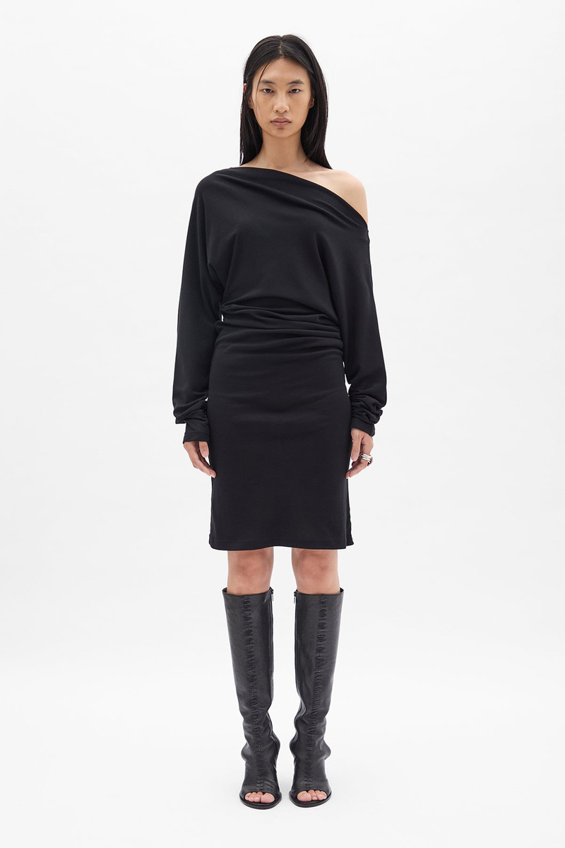 Bila Long Bias Cut Dropped Shoulder Dress 1