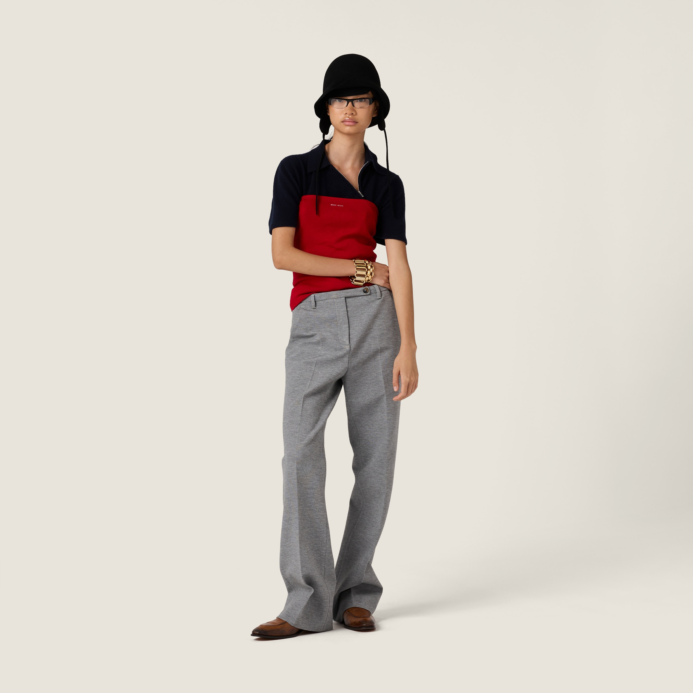 Cashmere polo shirt - 2