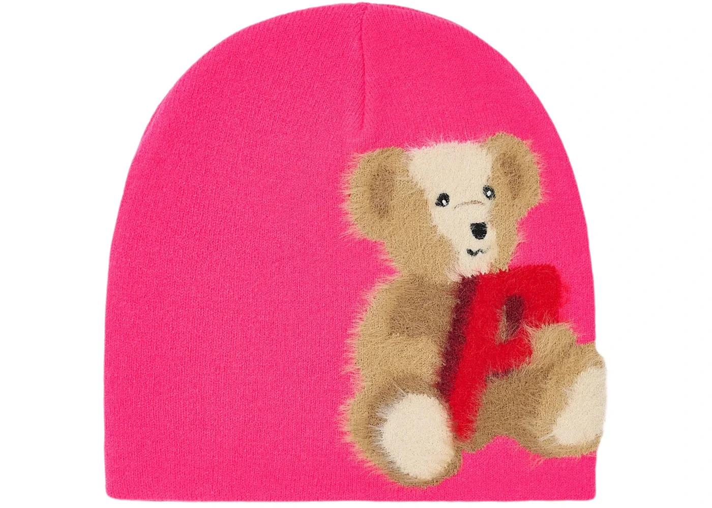 Palace P Bear Nein Cuff Beanie Pink - 1