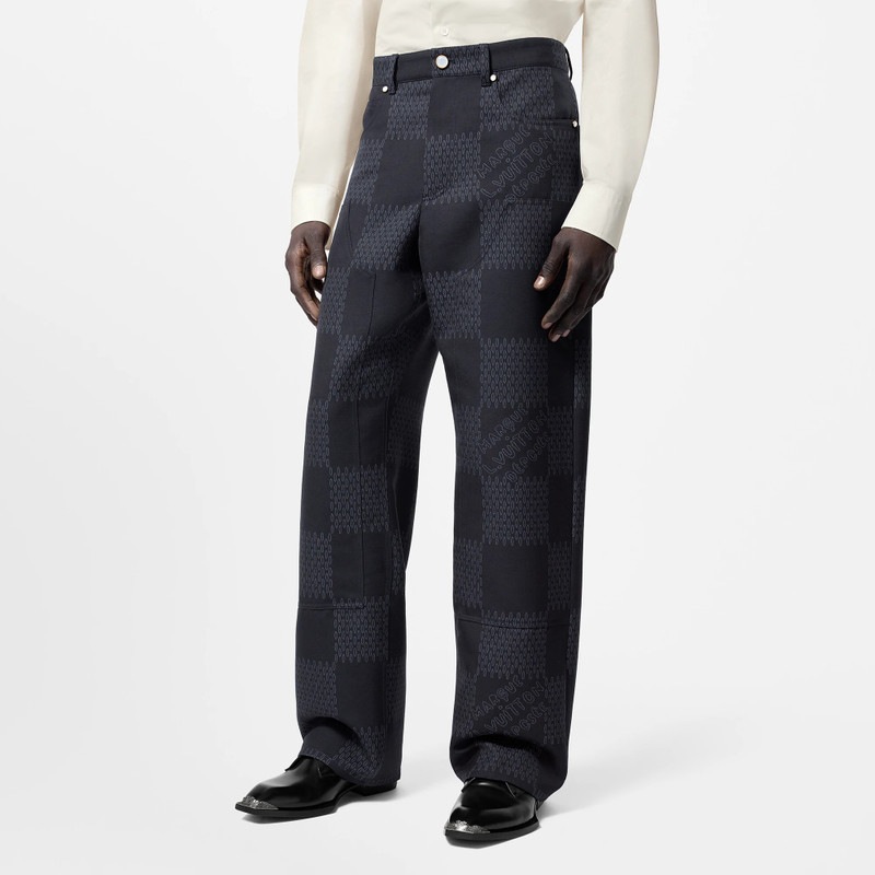 Louis Vuitton Damier Jacquard Wool Pants outlook