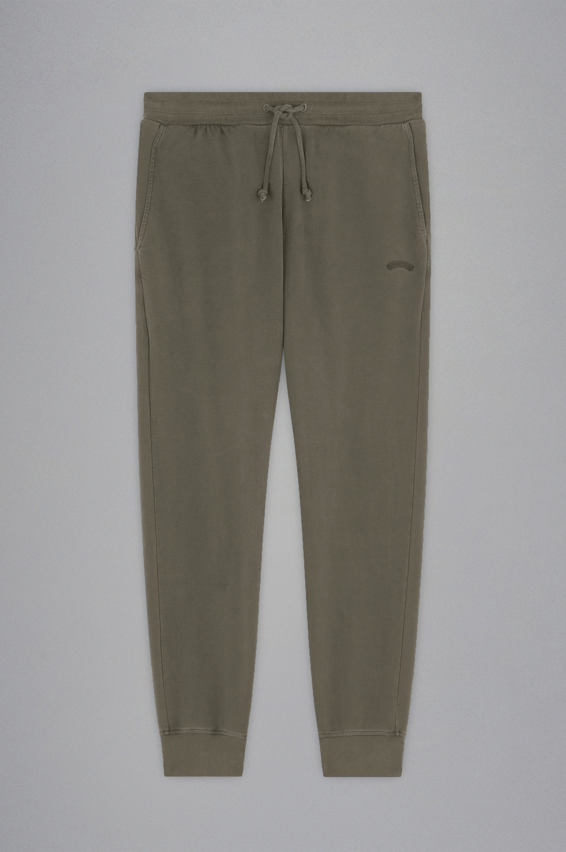 GARMENT DYED STRETCH COTTON JOGGERS - 1