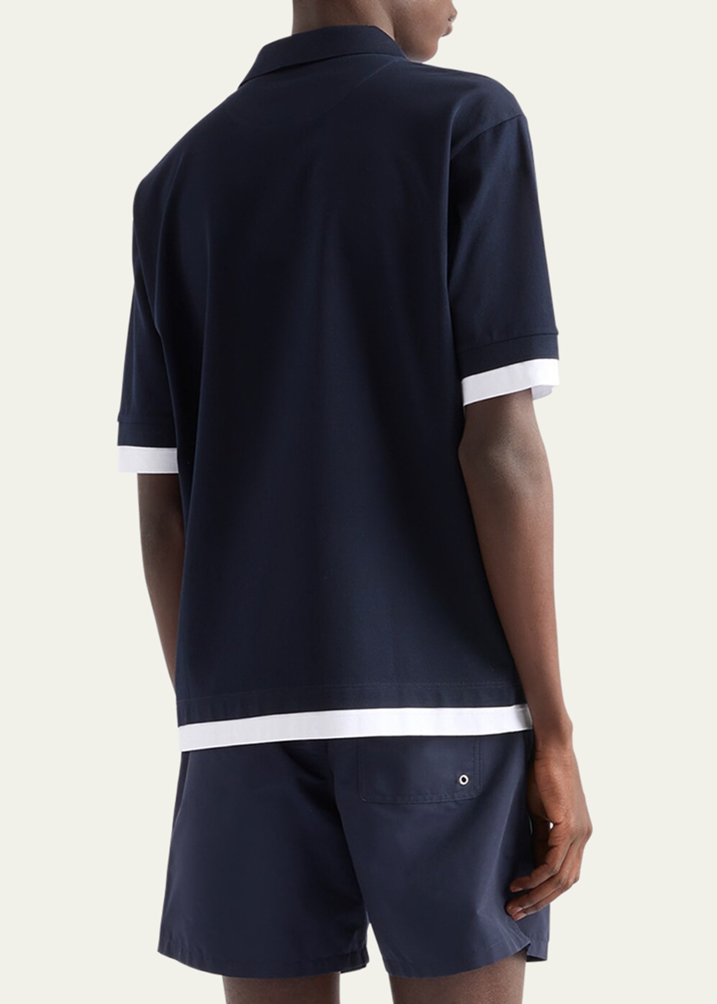Men's Double-Layer Polo Shirt - 3
