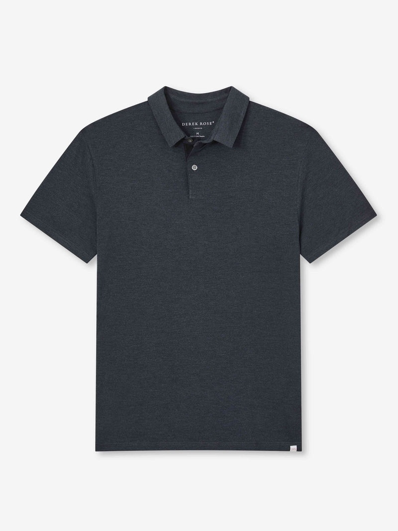 Men's Polo Shirt Marlowe Micro Modal Stretch Anthracite - 1