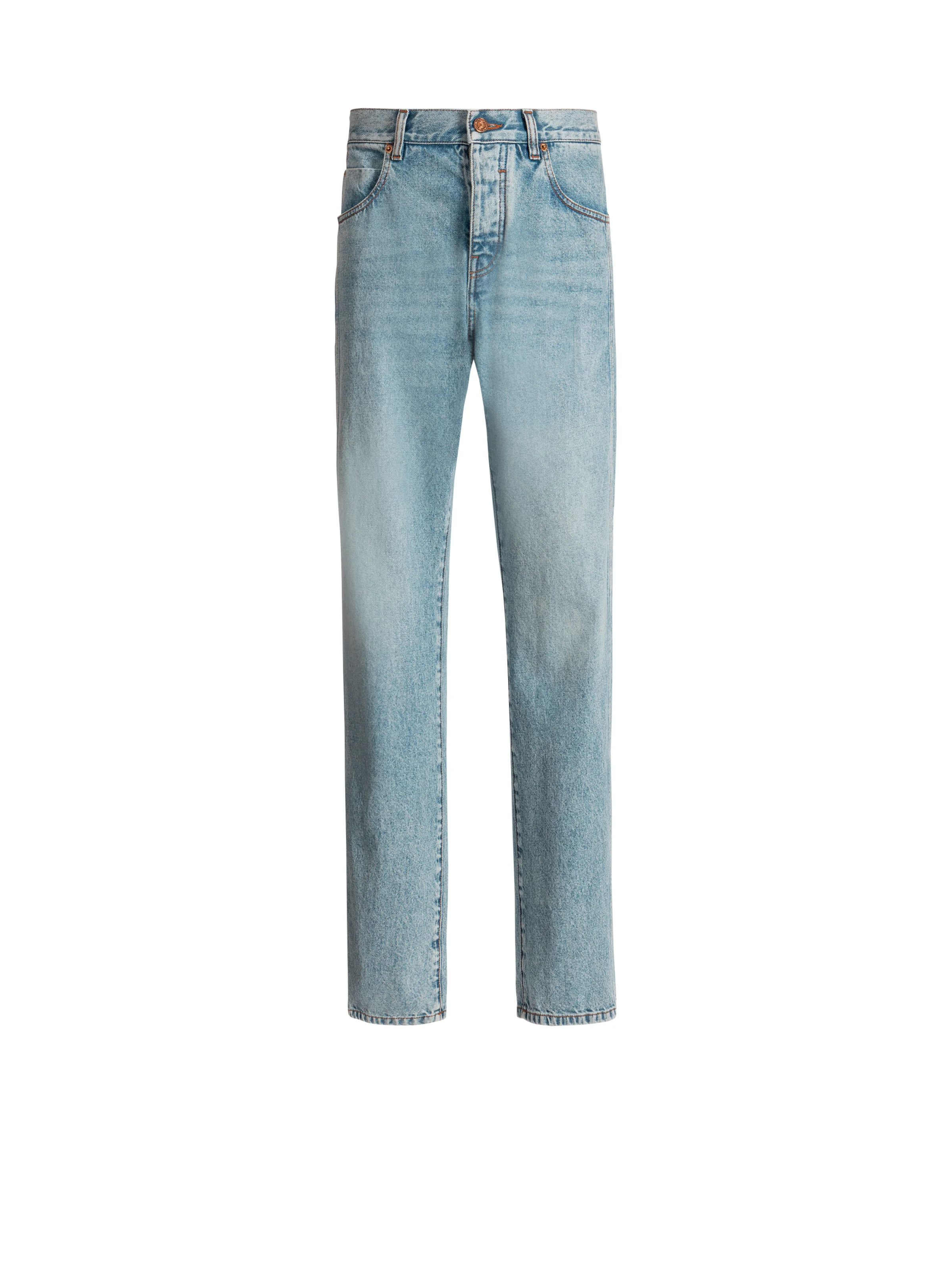 Loose-fit jeans in Light blue denim - 1