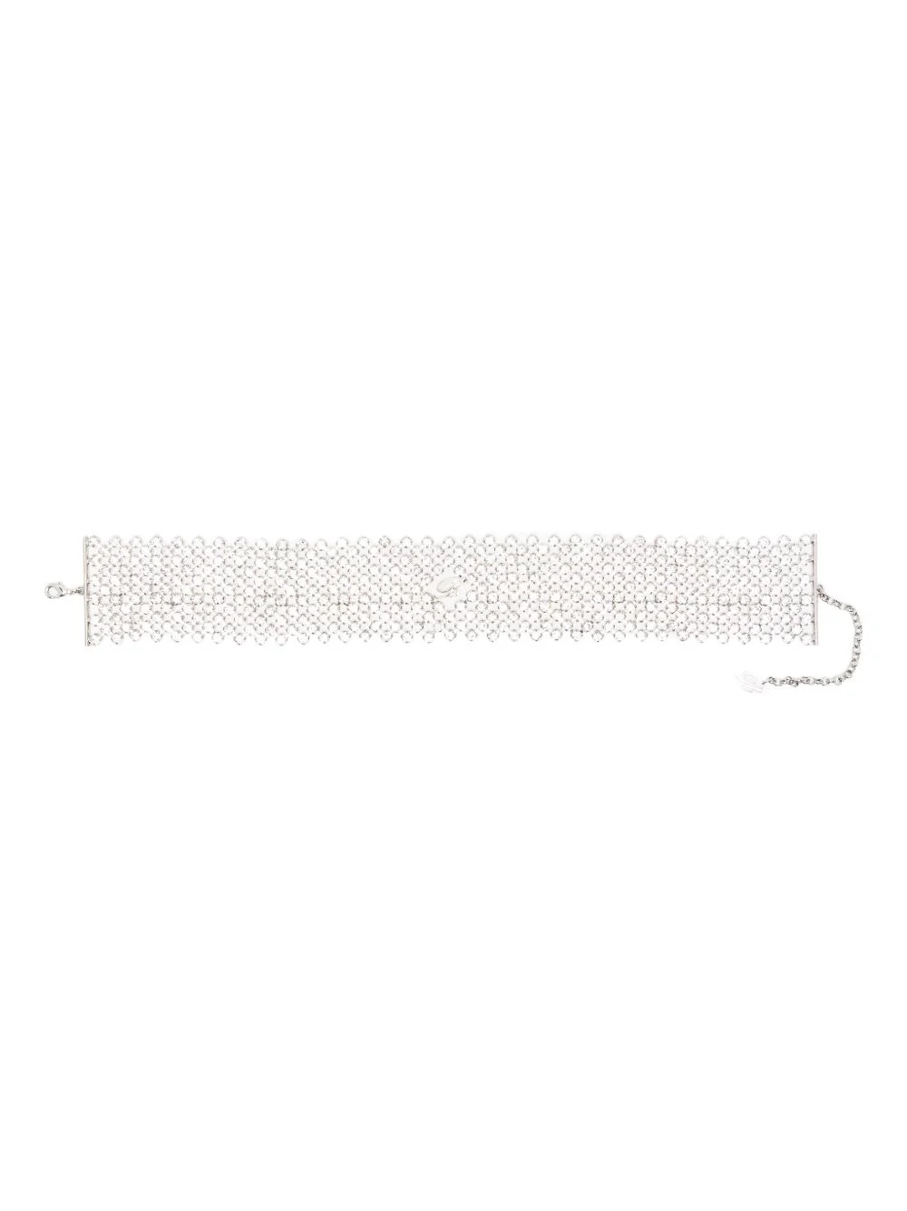 rhinestone choker - 1
