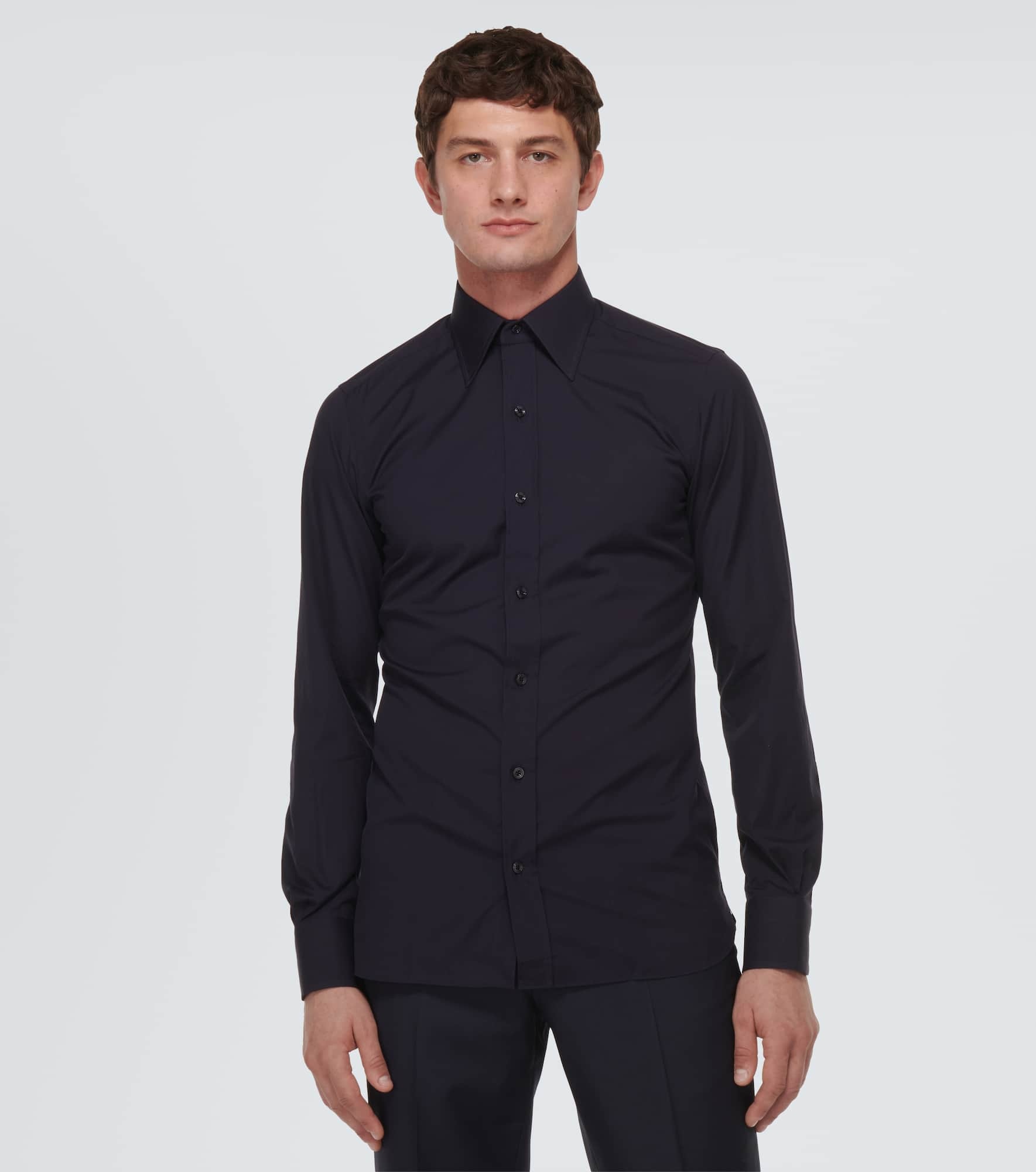Cotton poplin shirt - 5