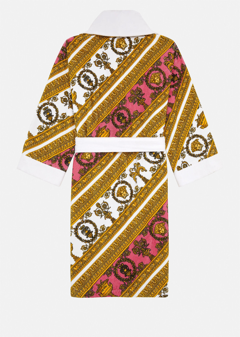 VERSACE I ♡ Baroque Print Bathrobe outlook