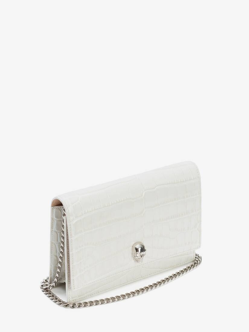 Women's Small Skull Bag in Bone - 2