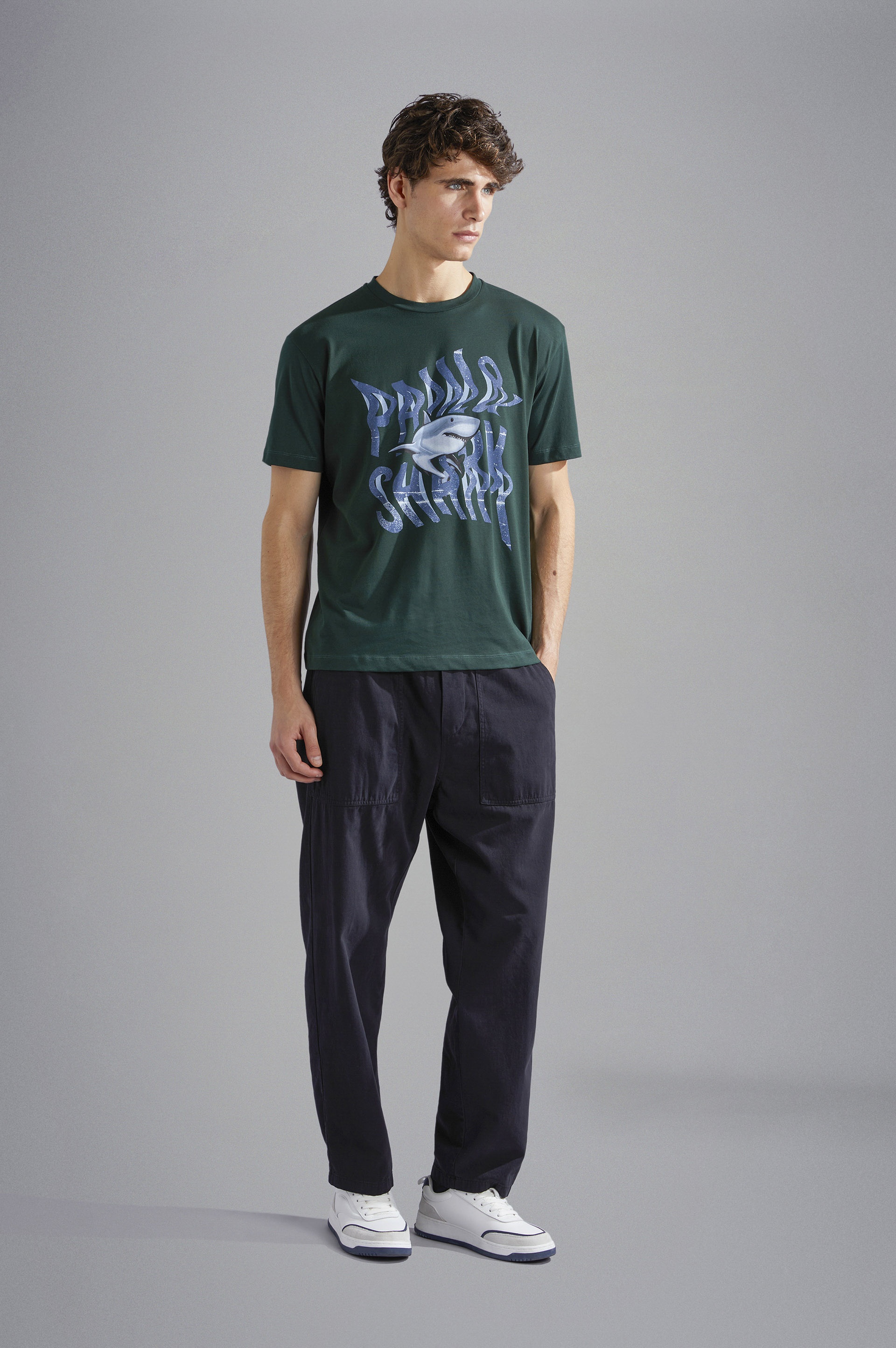 CASHMERE AND COTTON JOGGER - 2