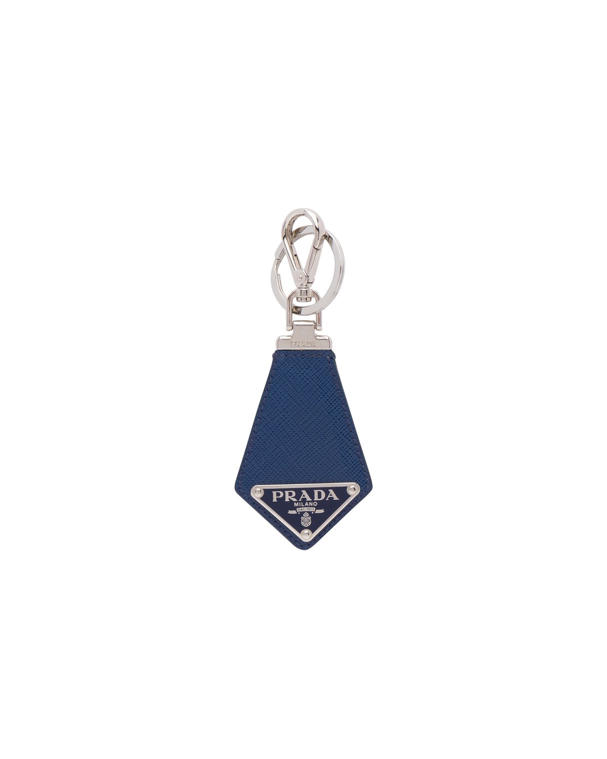 Saffiano Leather Keychain - 1
