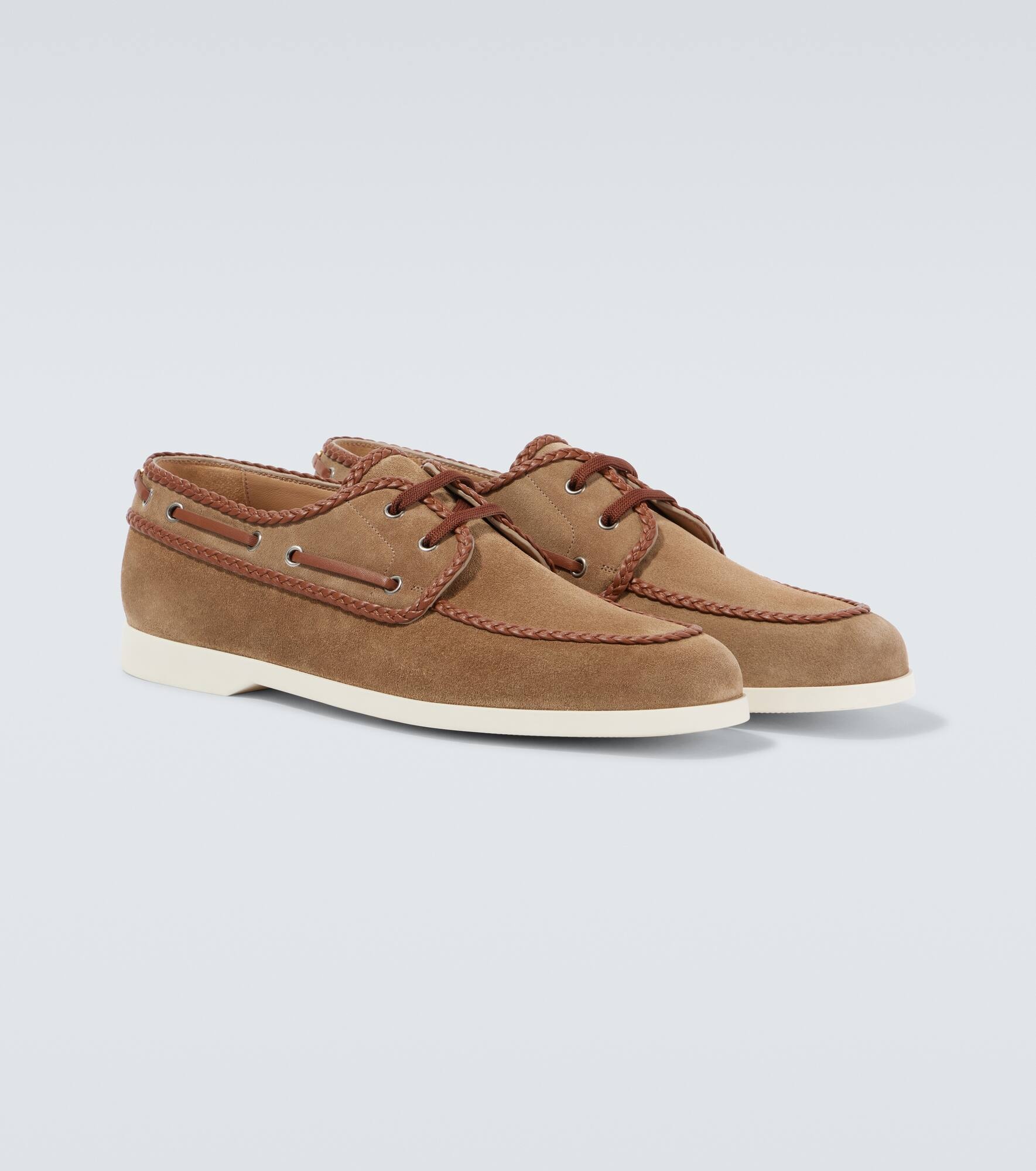 Palm Avenue leather boat shoes - 5