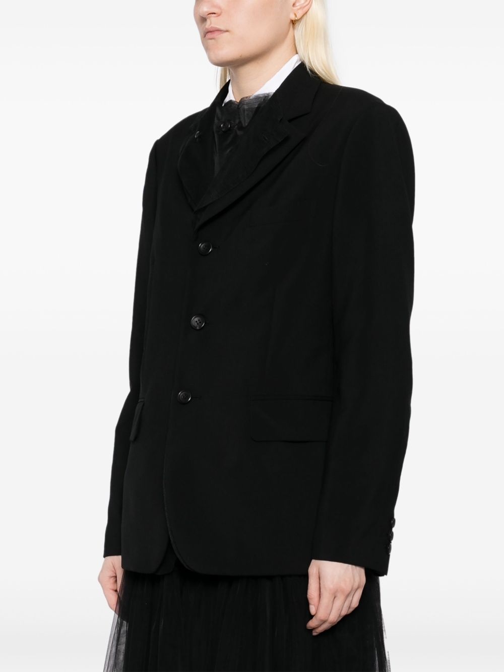 wool blazer - 3