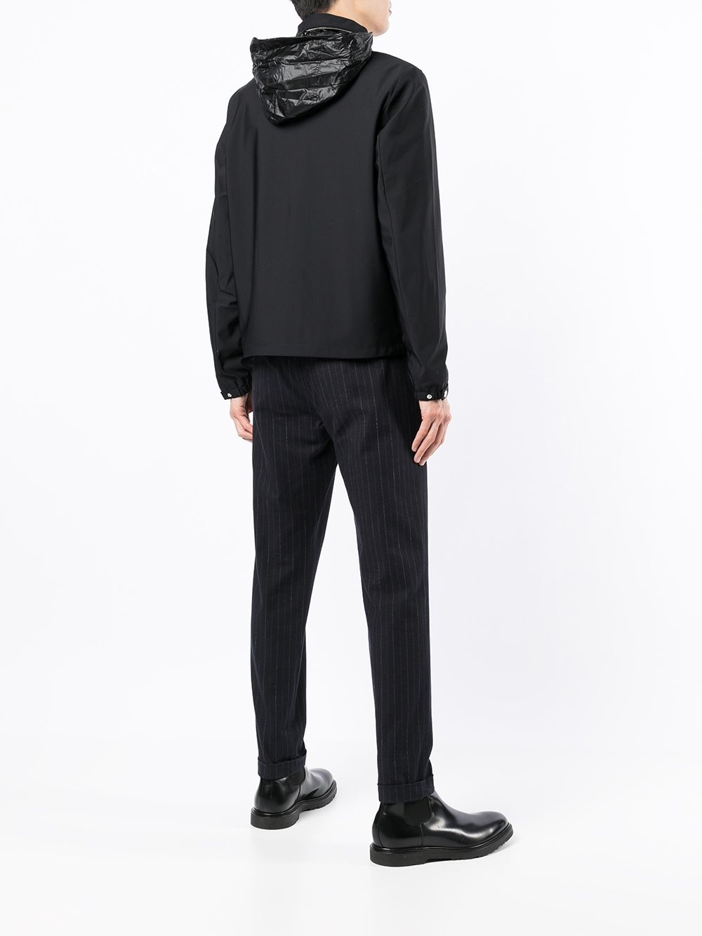 zipped fitted jacket - 5