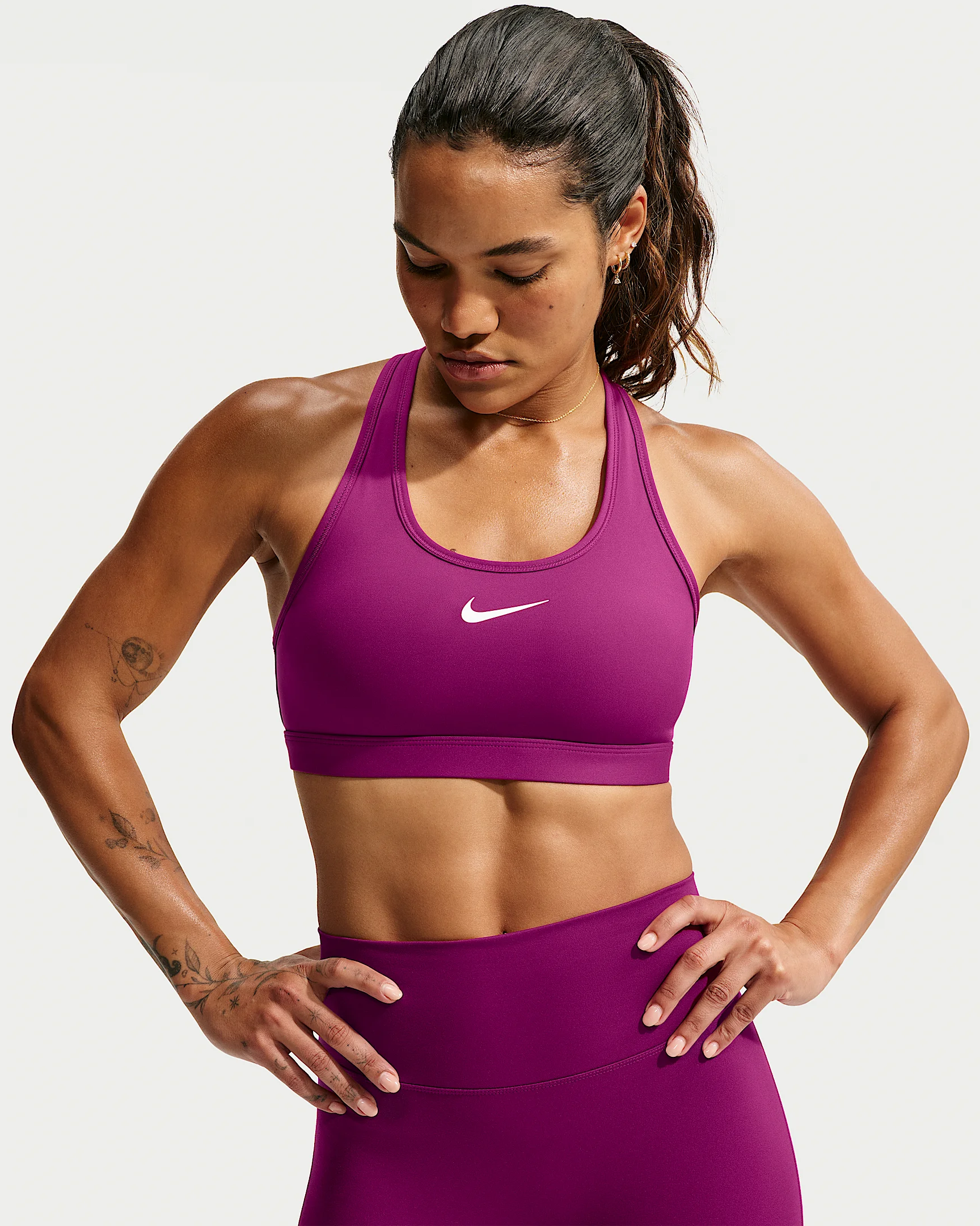 Nike Swoosh Women's Medium-Support Padded Sports Bra - 1